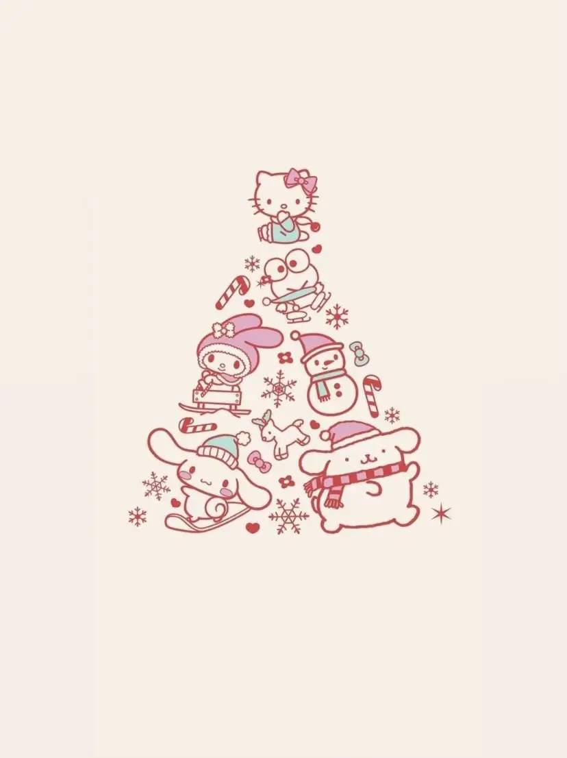 Hello Kitty Christmas Wallpaper