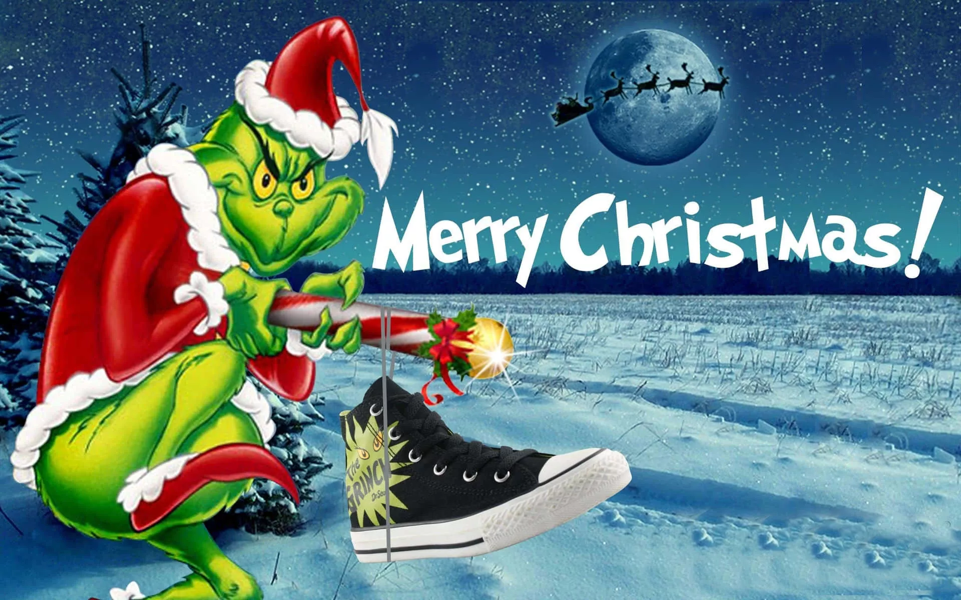 Download Christmas Grinch winter snow