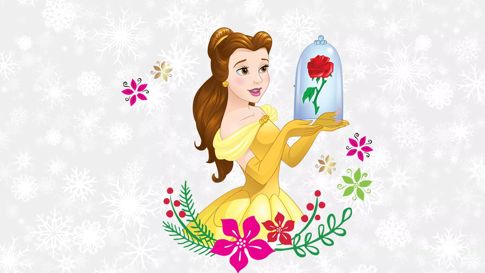 Disney Princess Christmas Wallpaper