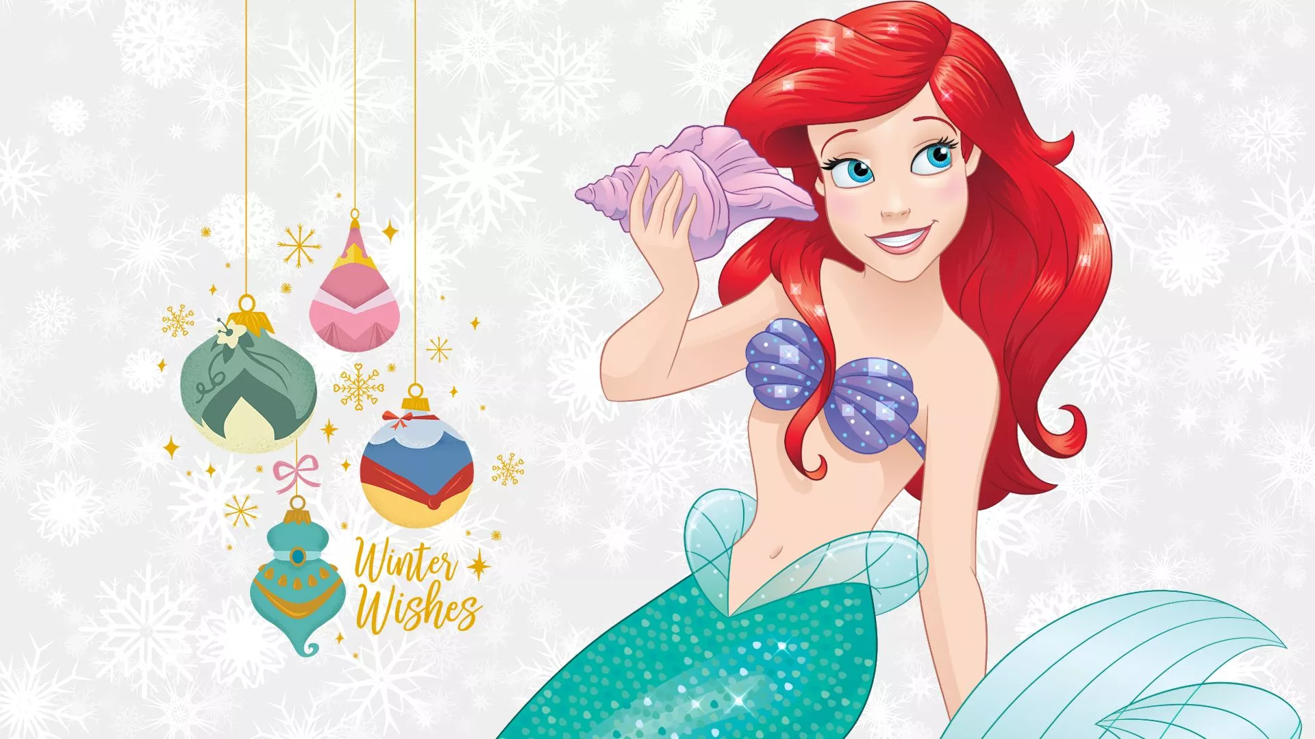 Disney Princess Christmas Wallpaper