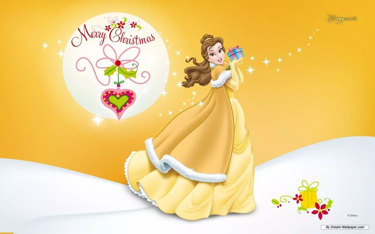 Joyful Disney Christmas with Belle