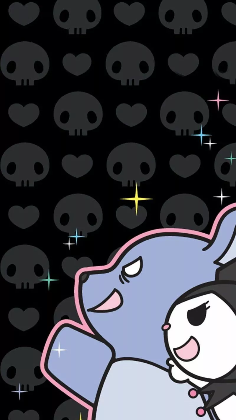 hello kitty, kuromi, HD phone wallpaper