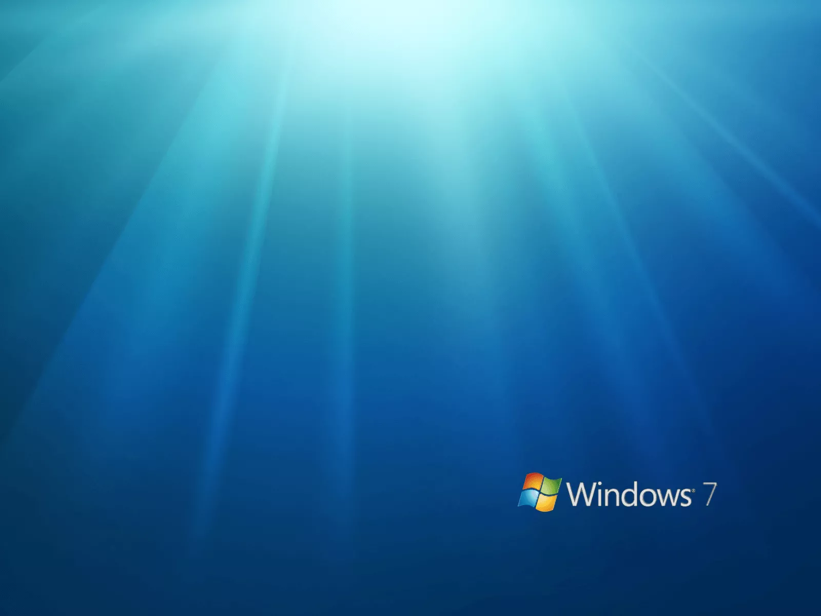 Windows 7 Wallpaper with Logo from PDC