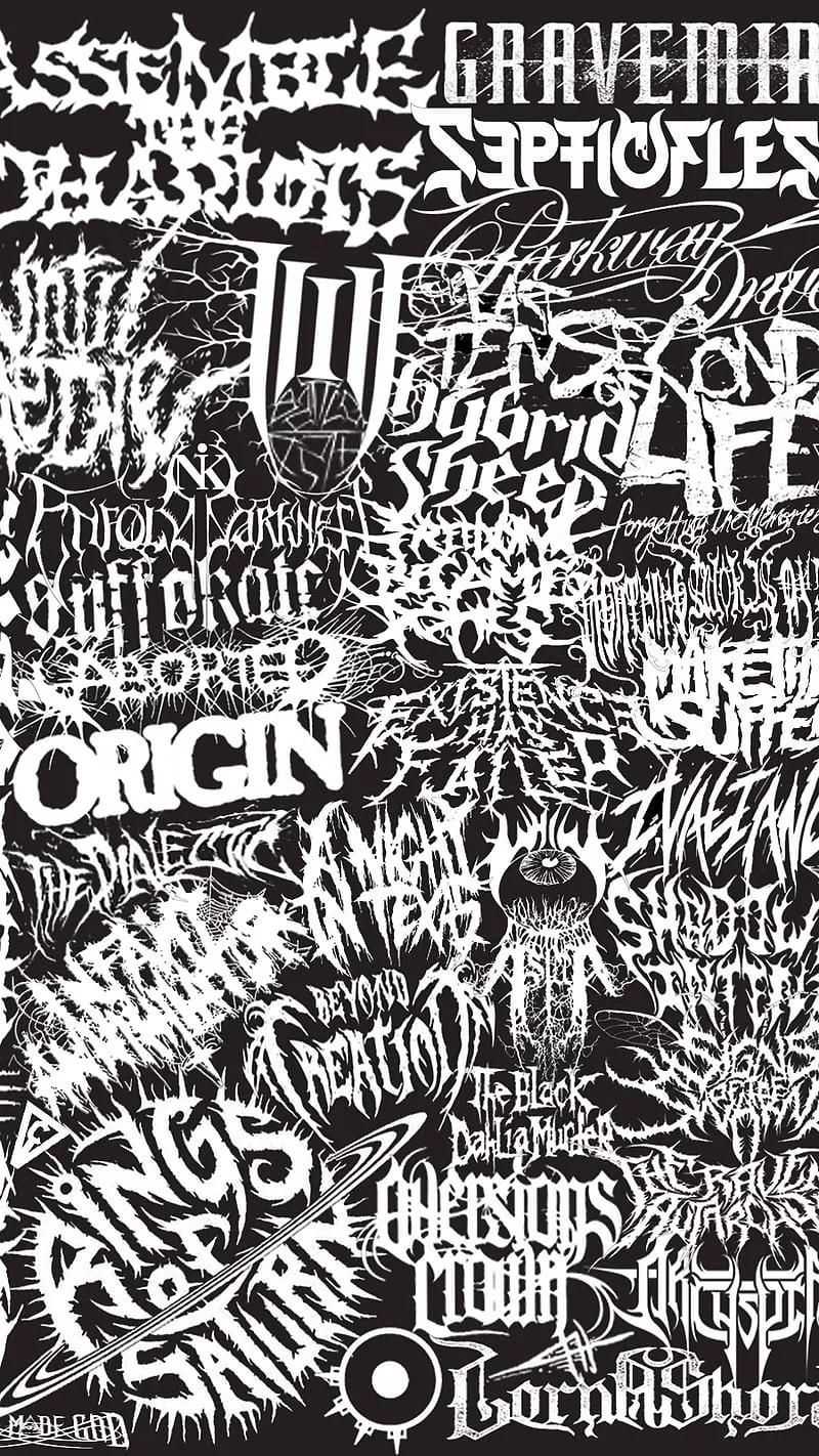 Metal Logos, death, deathcore, heavy