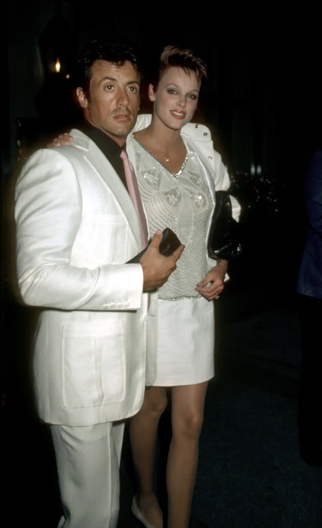Sylvester Stallone and Brigitte Nielsen