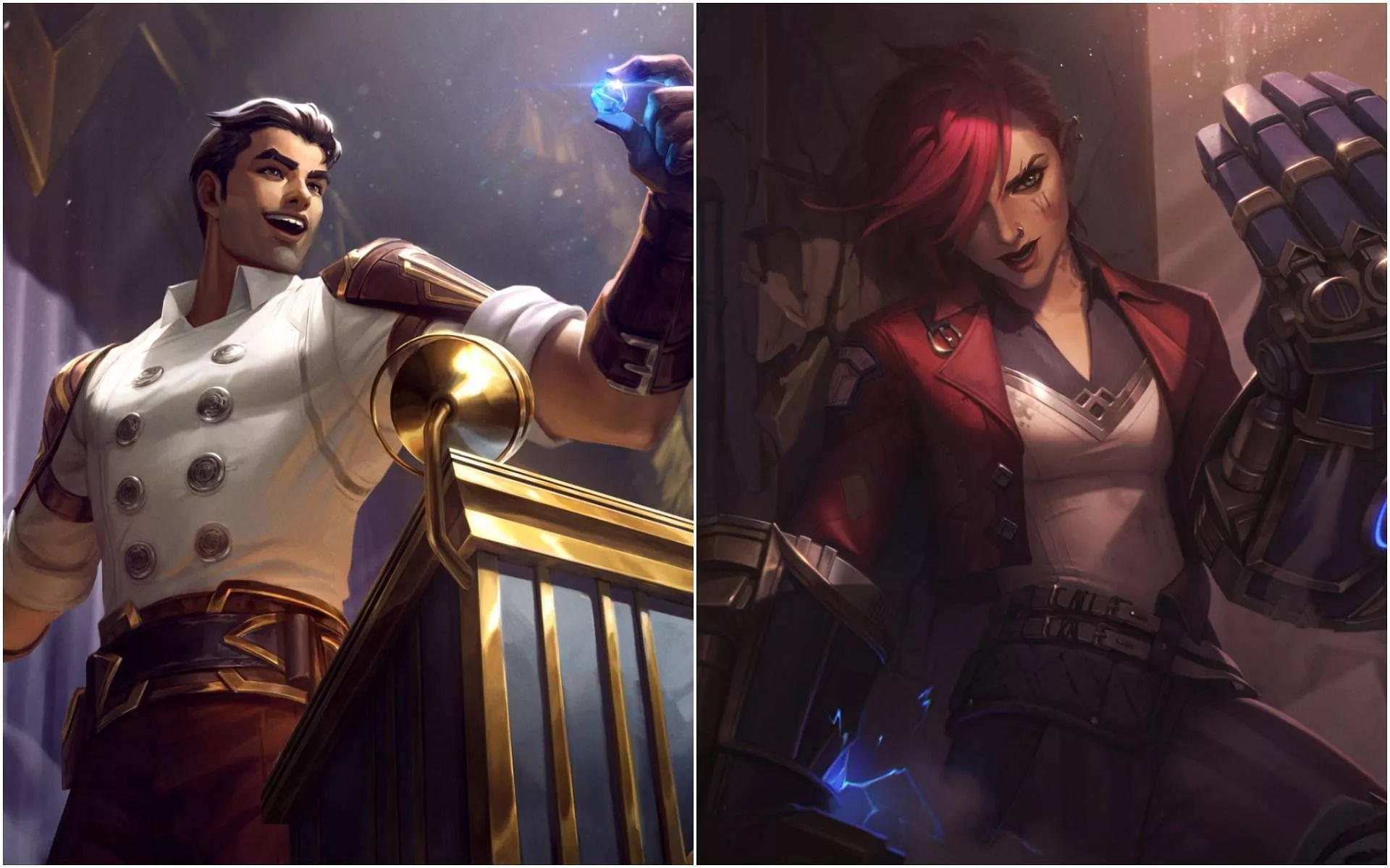 Download Arcane Jayce And Vi Wallpaper