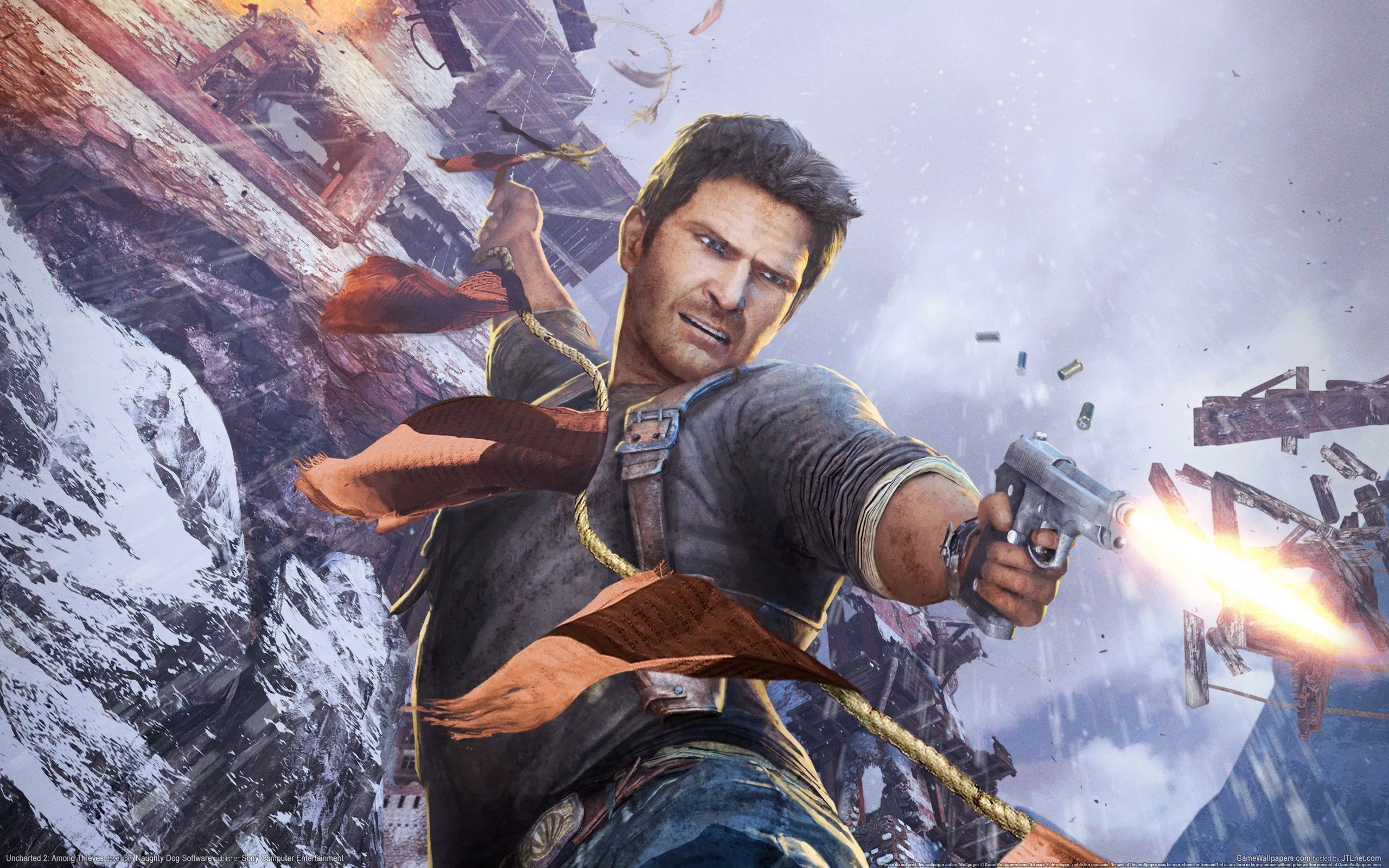 Among Thieves Nathan Drake Wallpaper