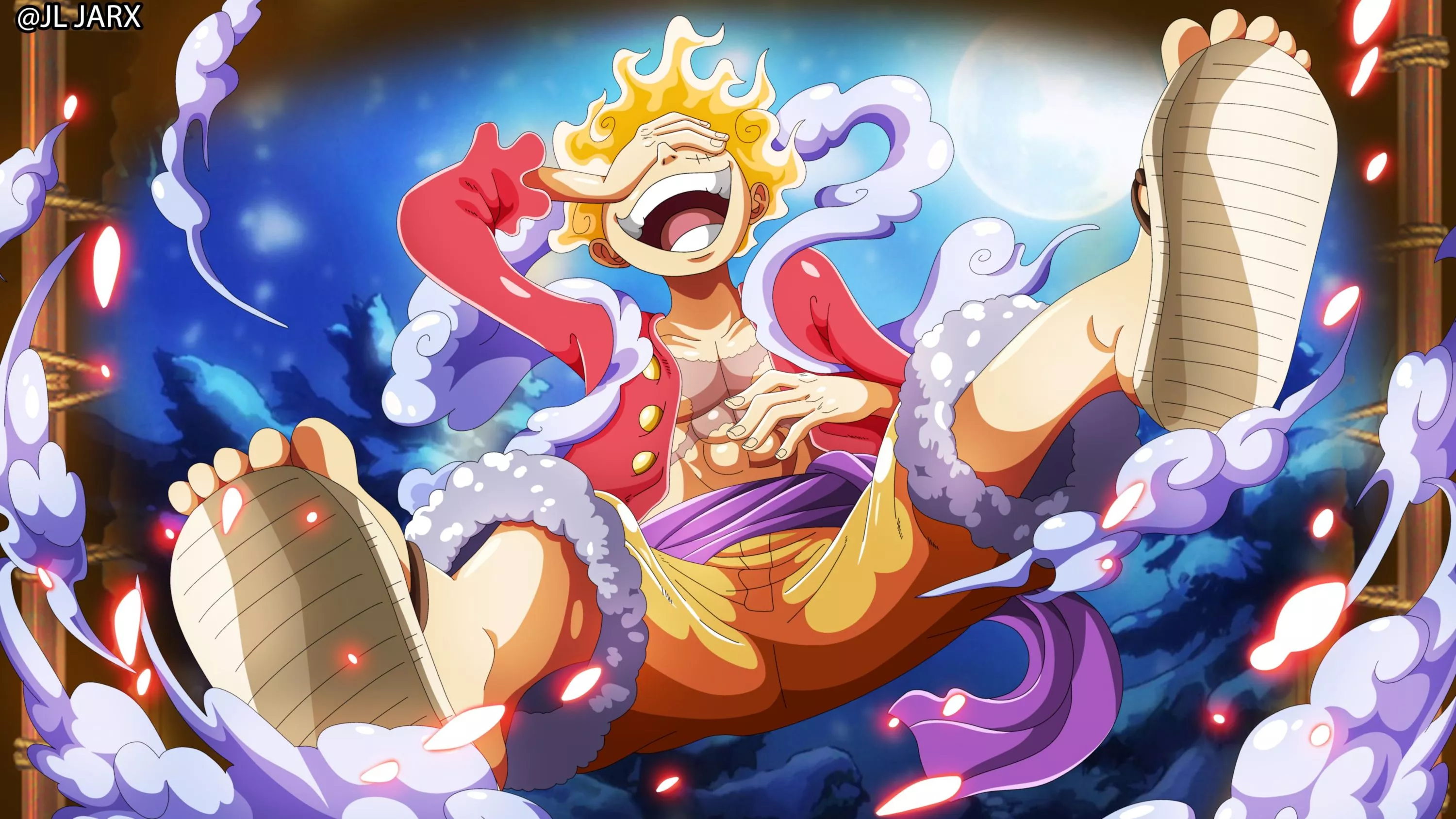 Monkey Luffy Gear 5 Art One Piece