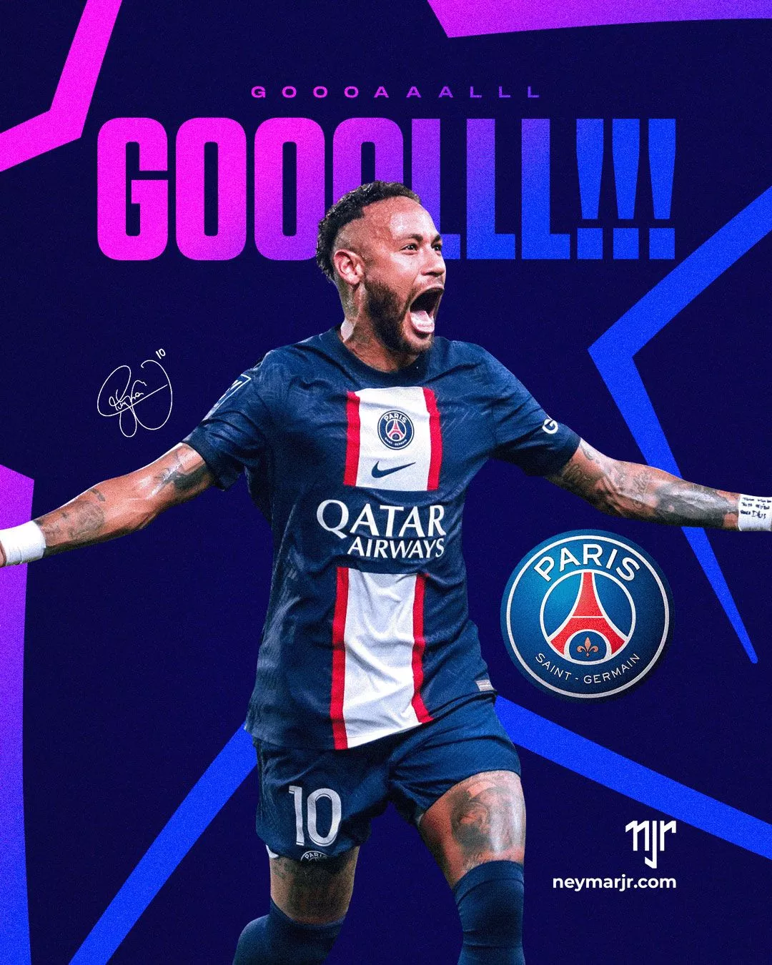 Neymar Jr PSG 4k Wallpaper