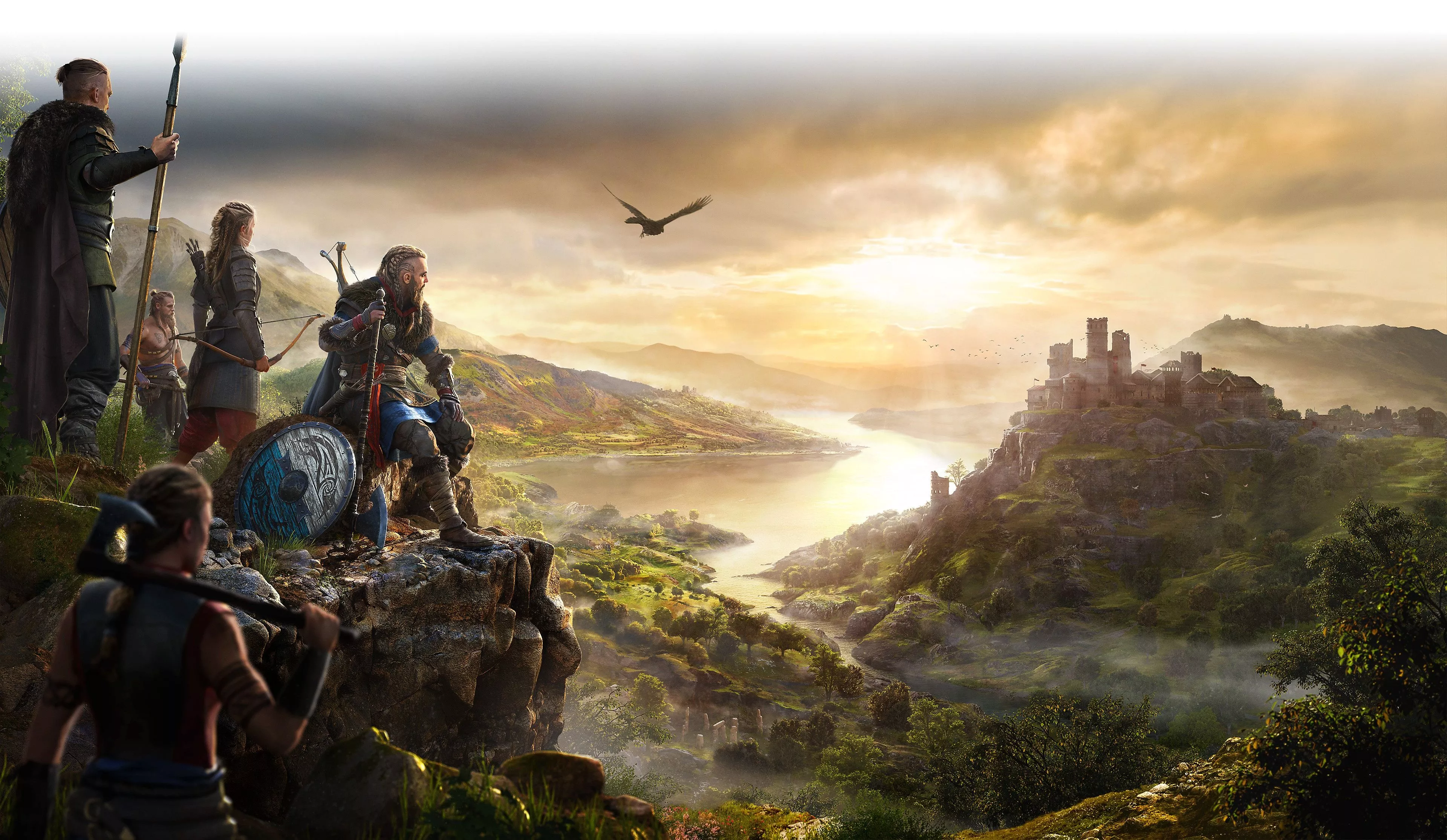 Desktop wallpaper: Assassin's Creed, Viking, Assassin's Creed Valhalla, Video Game, Landscape 4K free download for PC. 482280