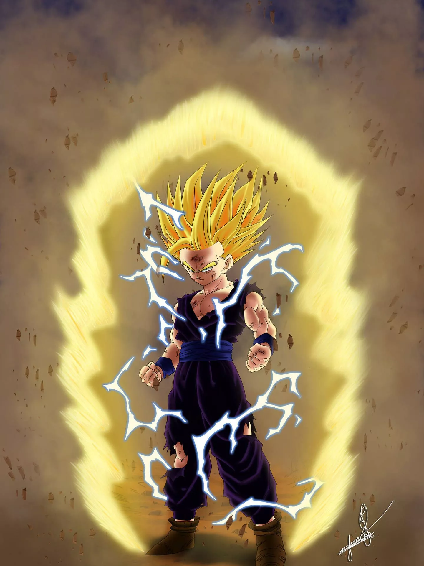 Super Saiyan 2 Form Gohan Wallpaper