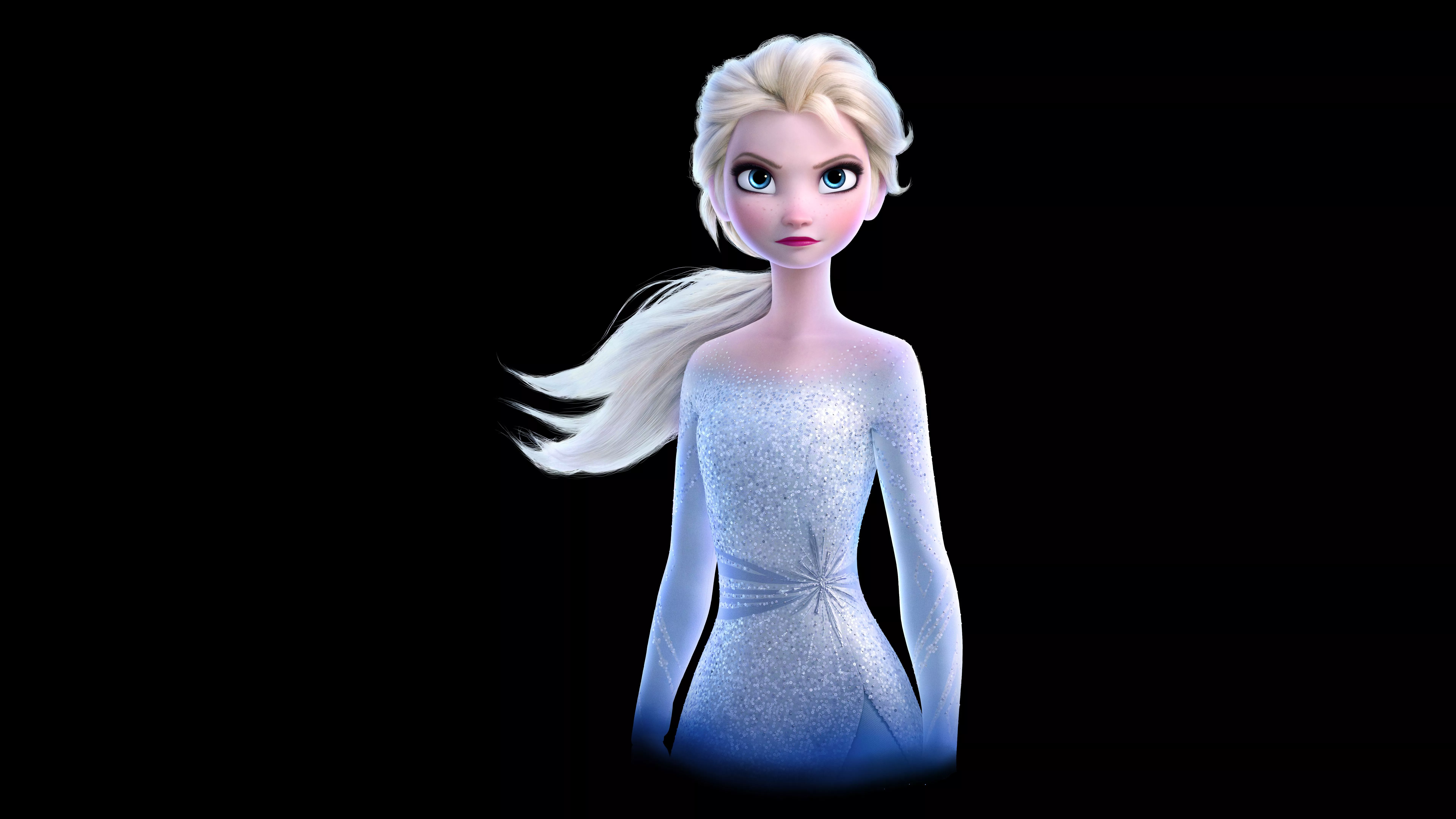 Elsa in Frozen 2 4K 8K Wallpaper. HD