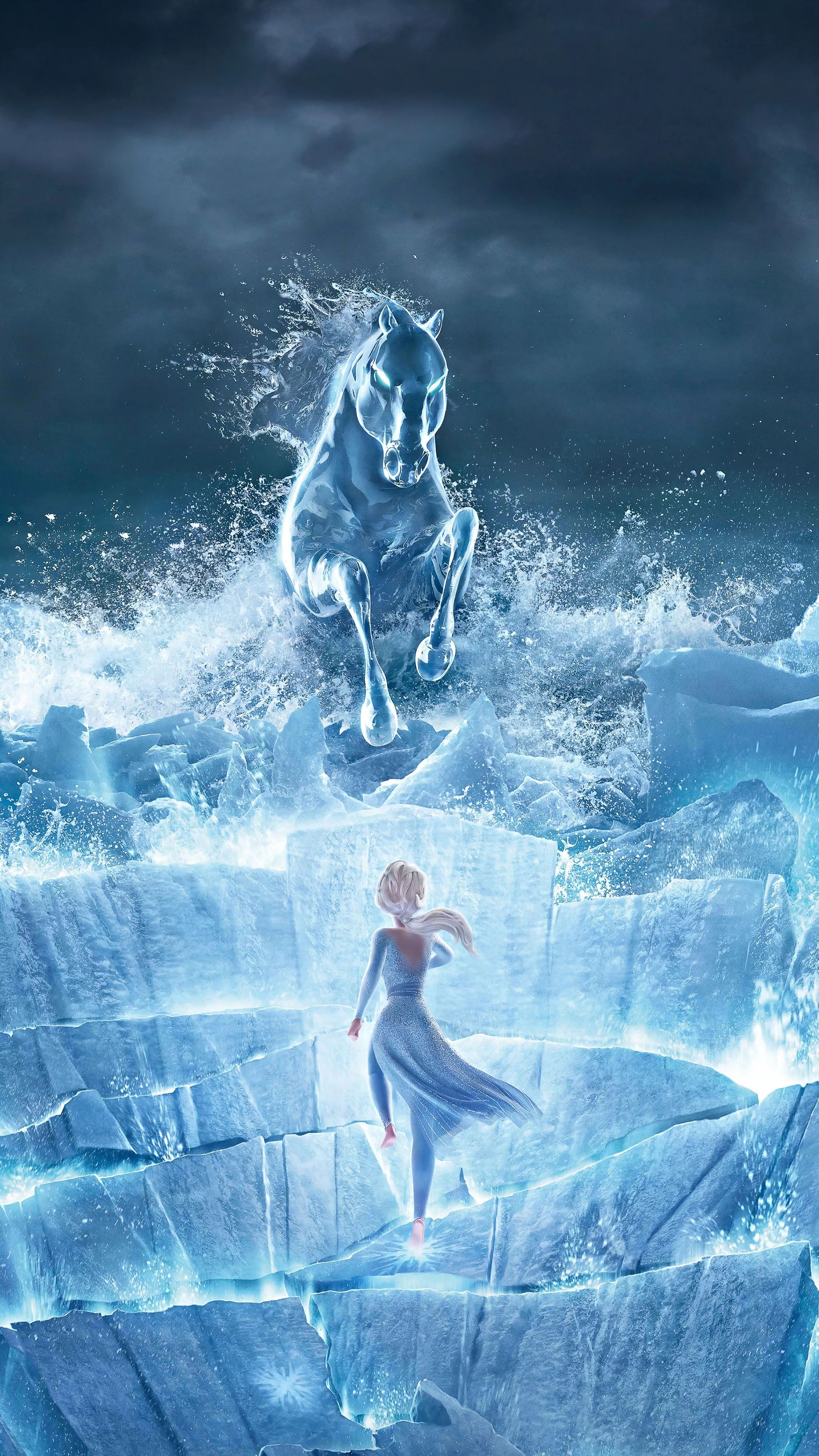 Elsa Wallpaper 4K, Frozen 2, The Nokk