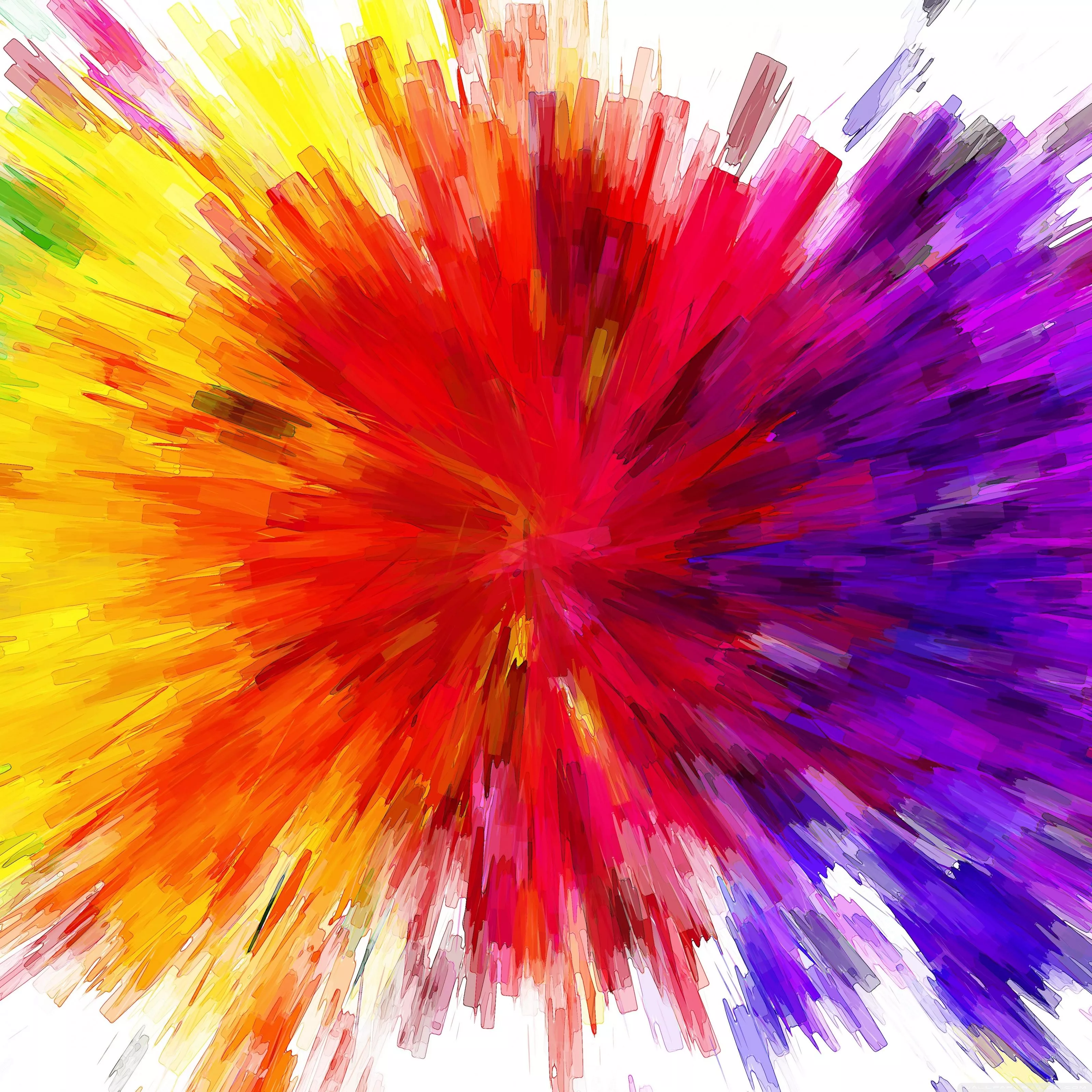 Color Burst Painting Ultra HD Wallpaper