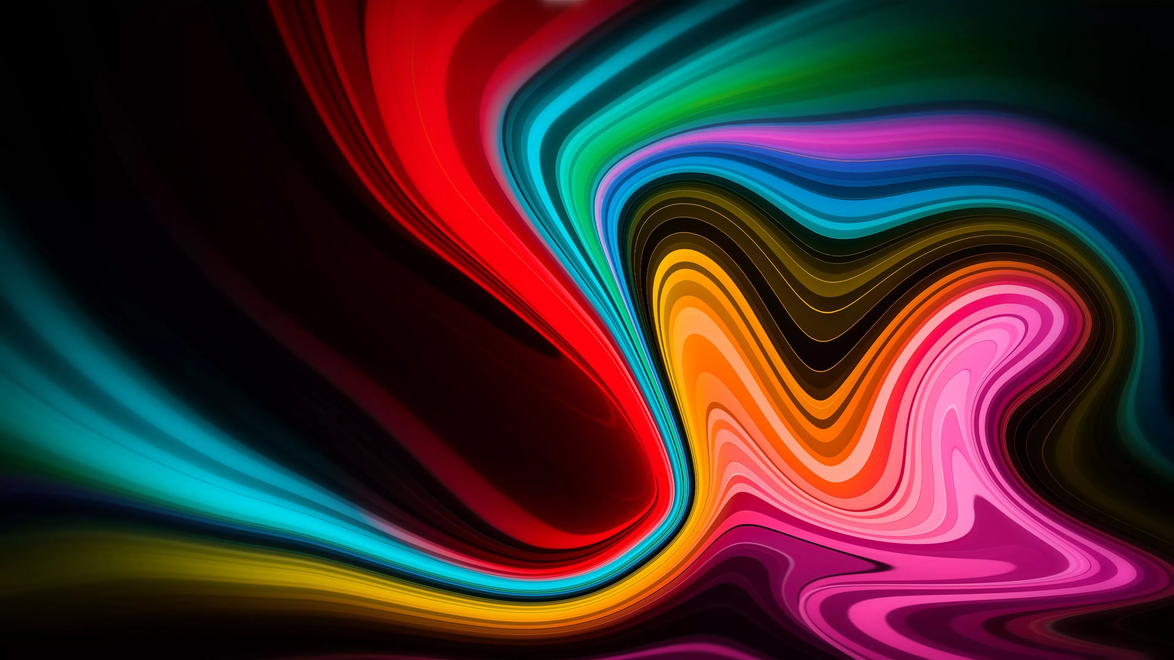 Rainbow Colored Wallpaper