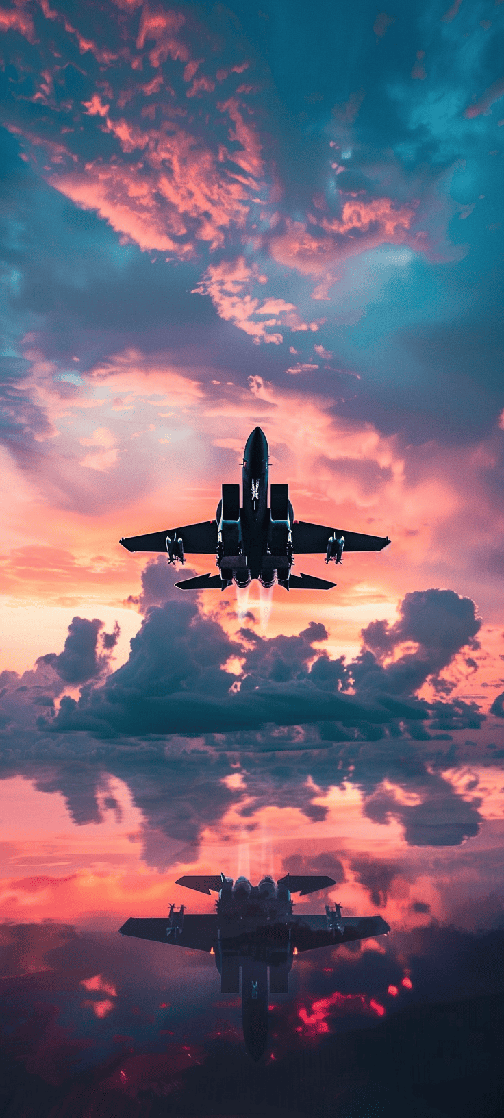 Fighter Jet Phone Wallpaper Made