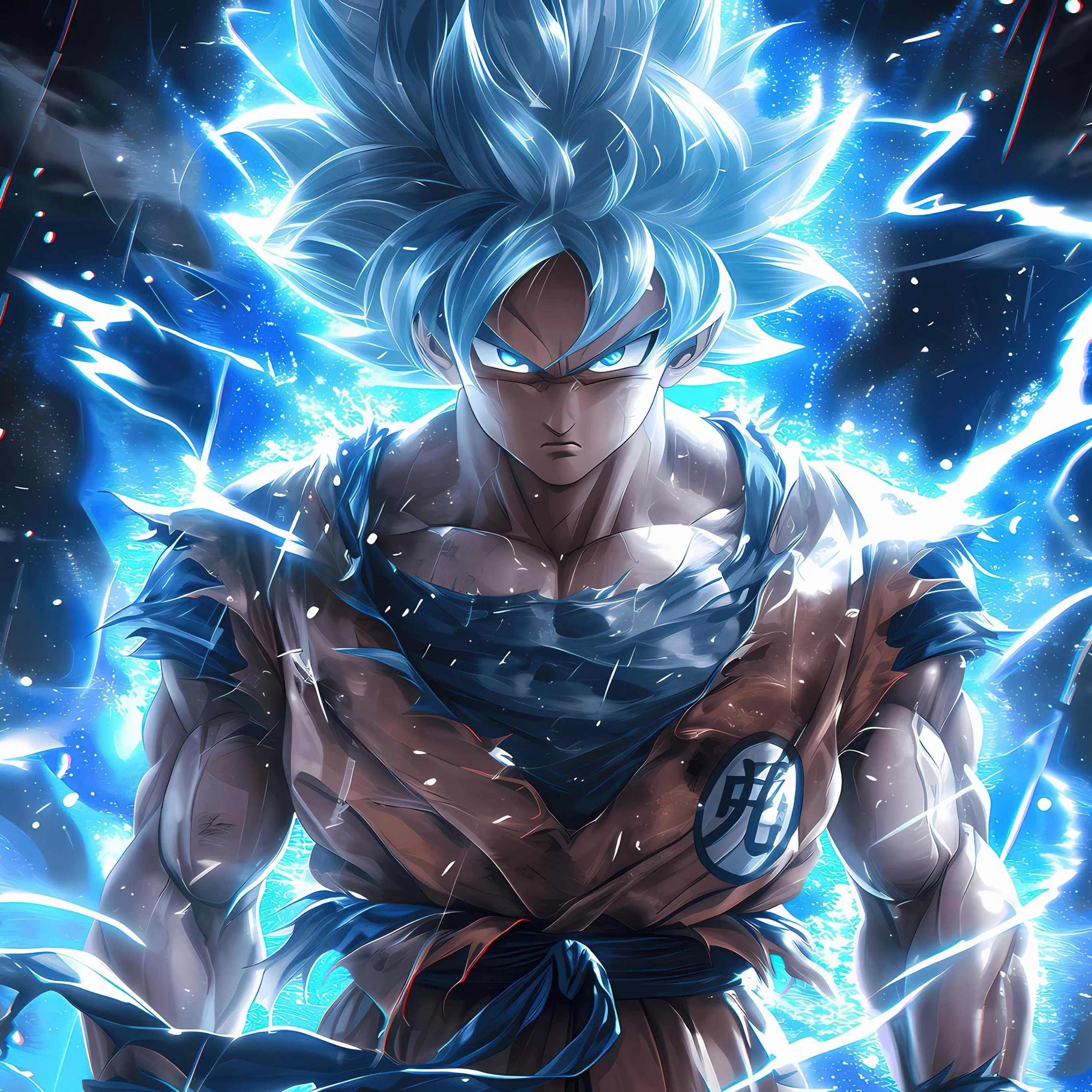Super Saiyan Blue Wallpaper 4K, Son