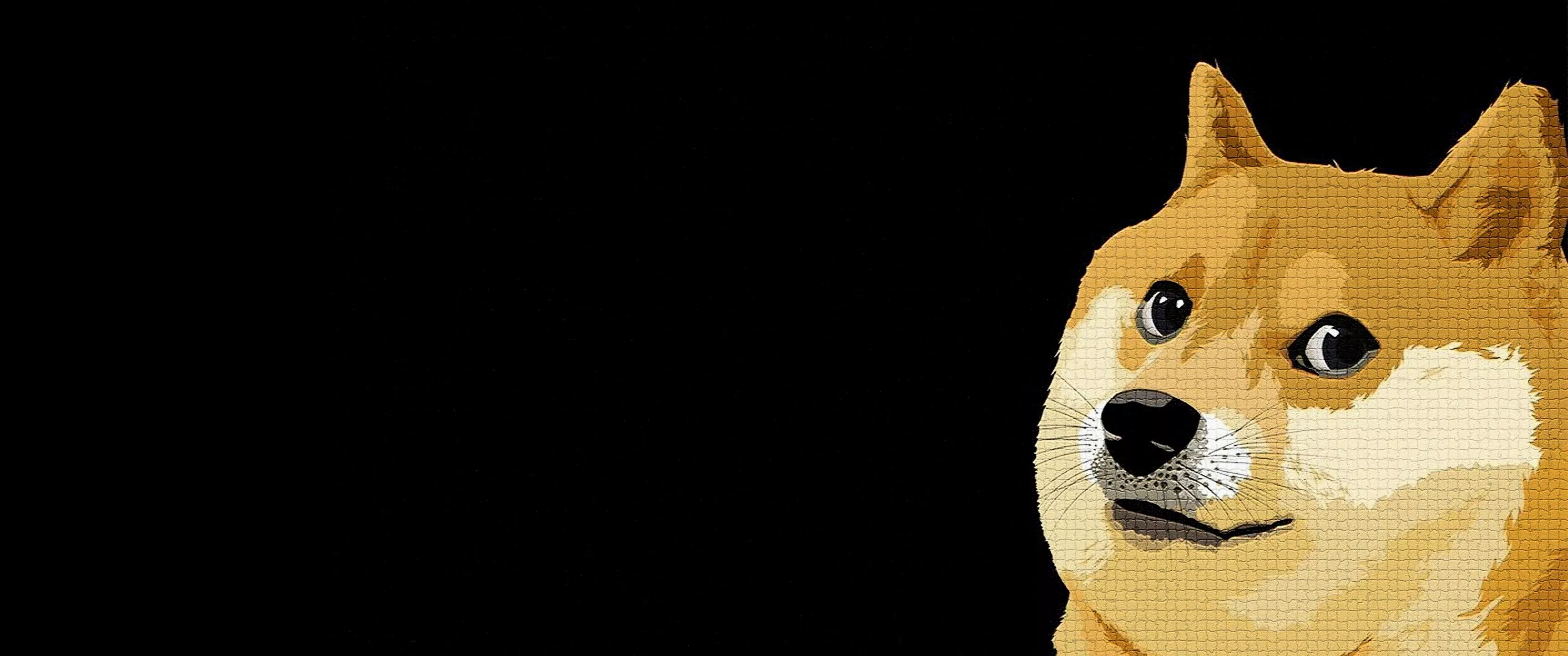 Shiba Inu Wallpaper 4K, Dog, Pixel art