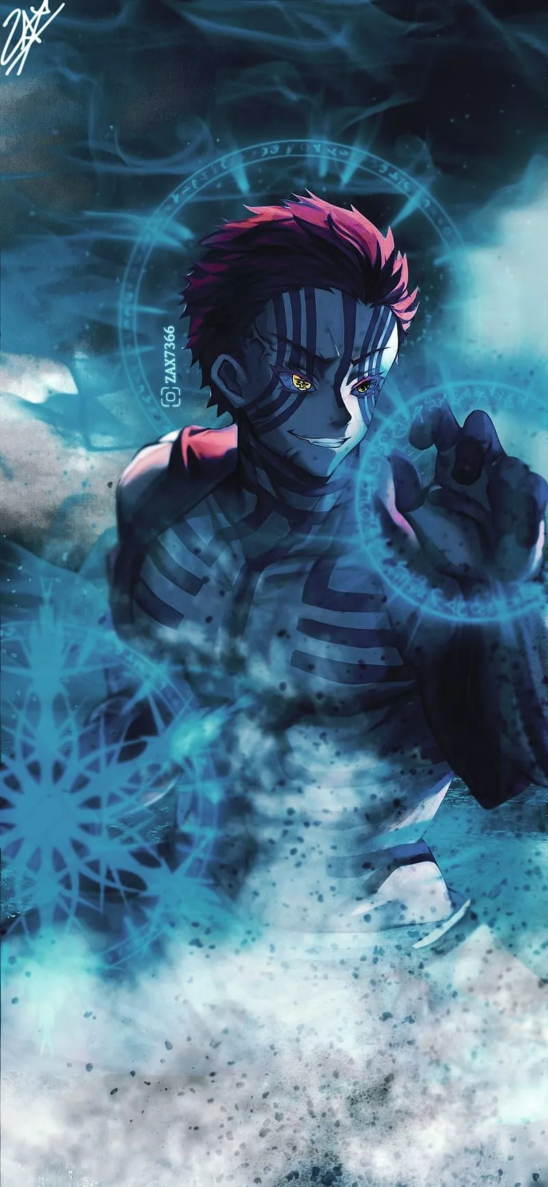 Anime, Demon Slayer: Kimetsu no Yaiba, Akaza (Demon Slayer: Kimetsu no Yaiba), HD wallpaper