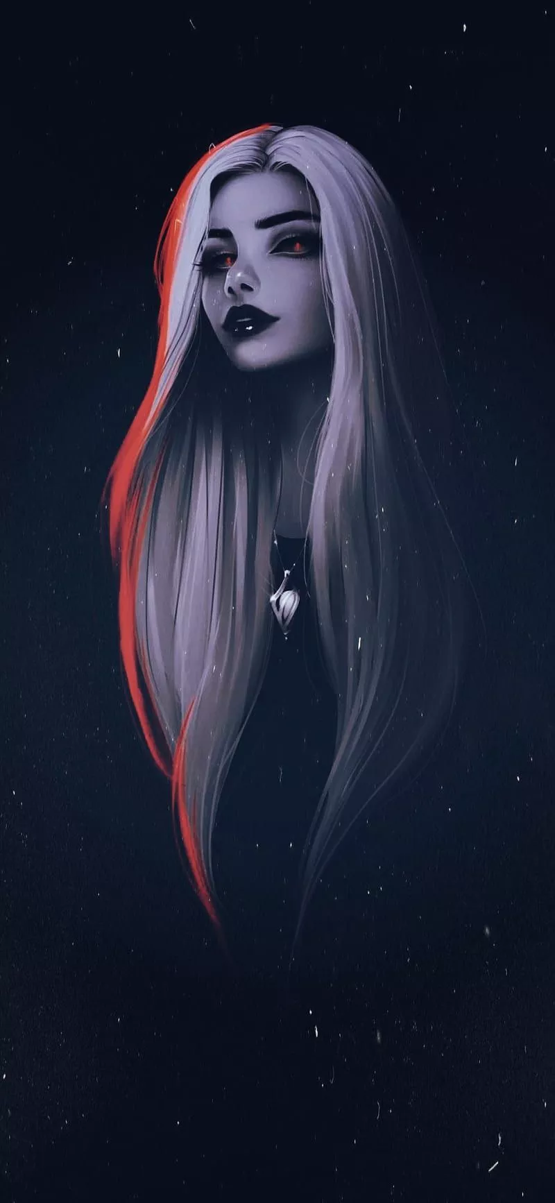 HD woman dark wallpaper