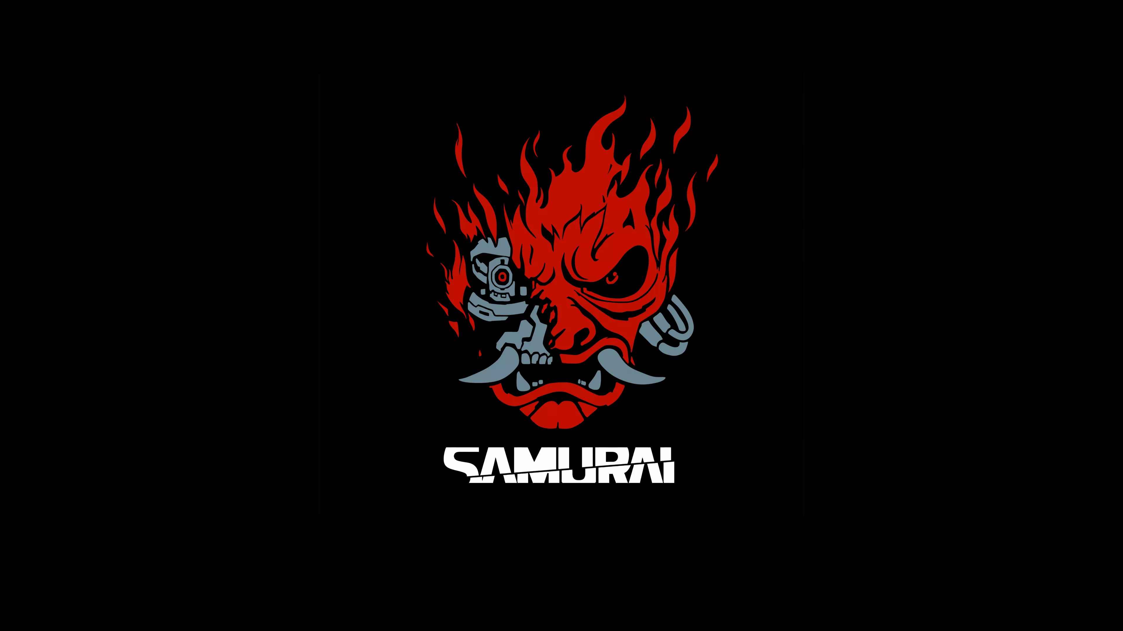 Samurai Cyberpunk 2077 AMOLED 10K Wallpaper
