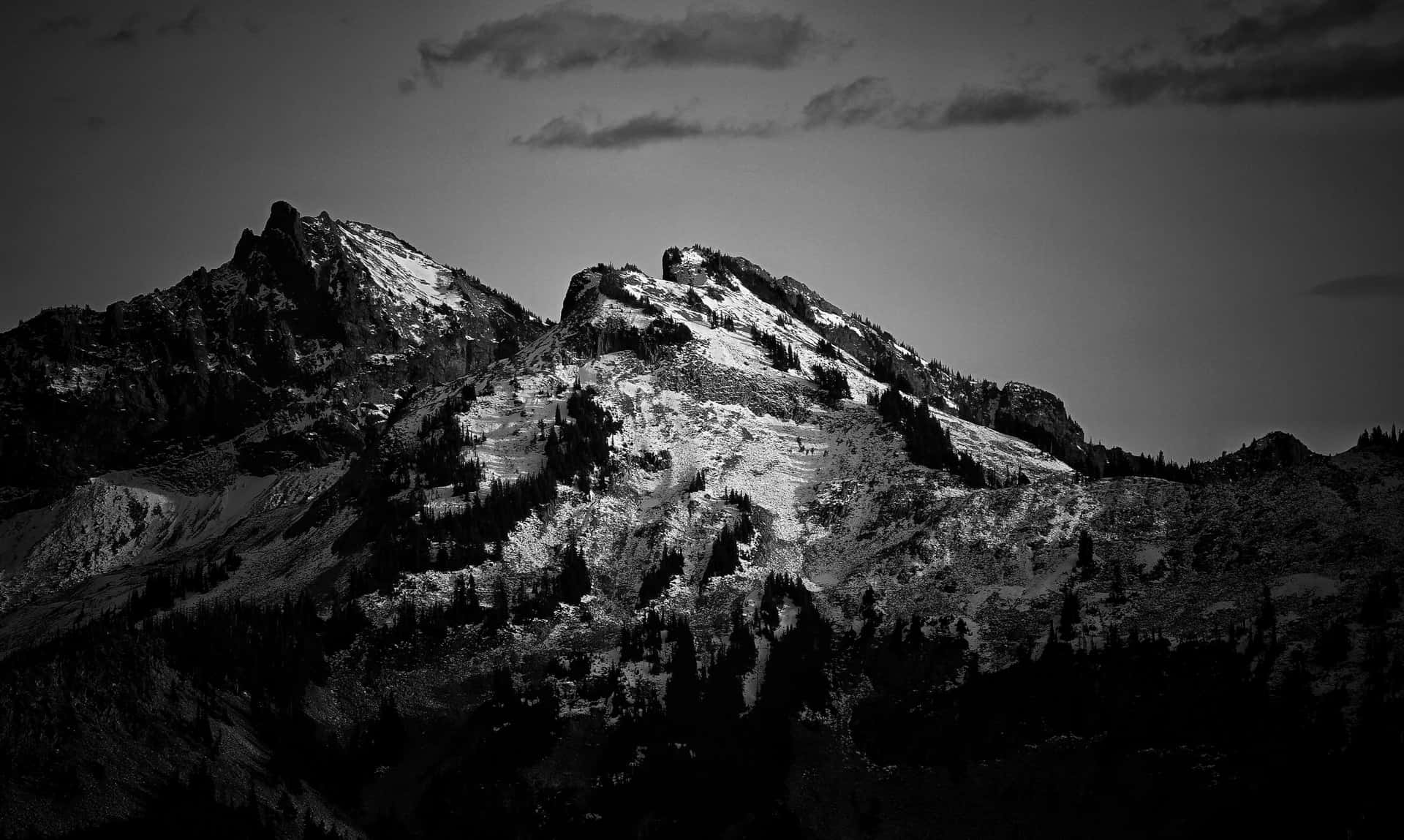 Download Stunning Dark Mountain Landscape Wallpaper