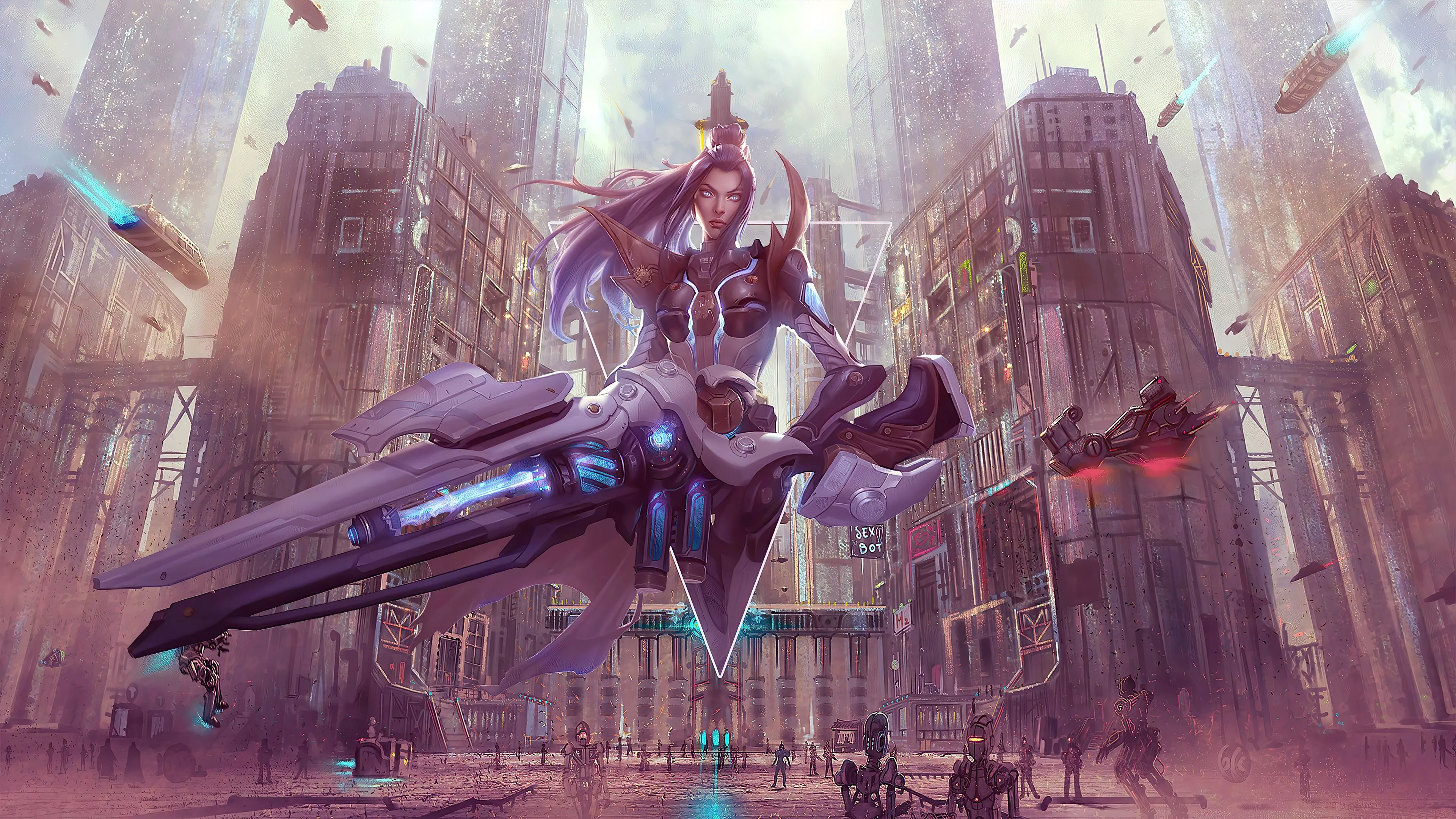 Caitlyn 4K League Of Legends Wallpaper