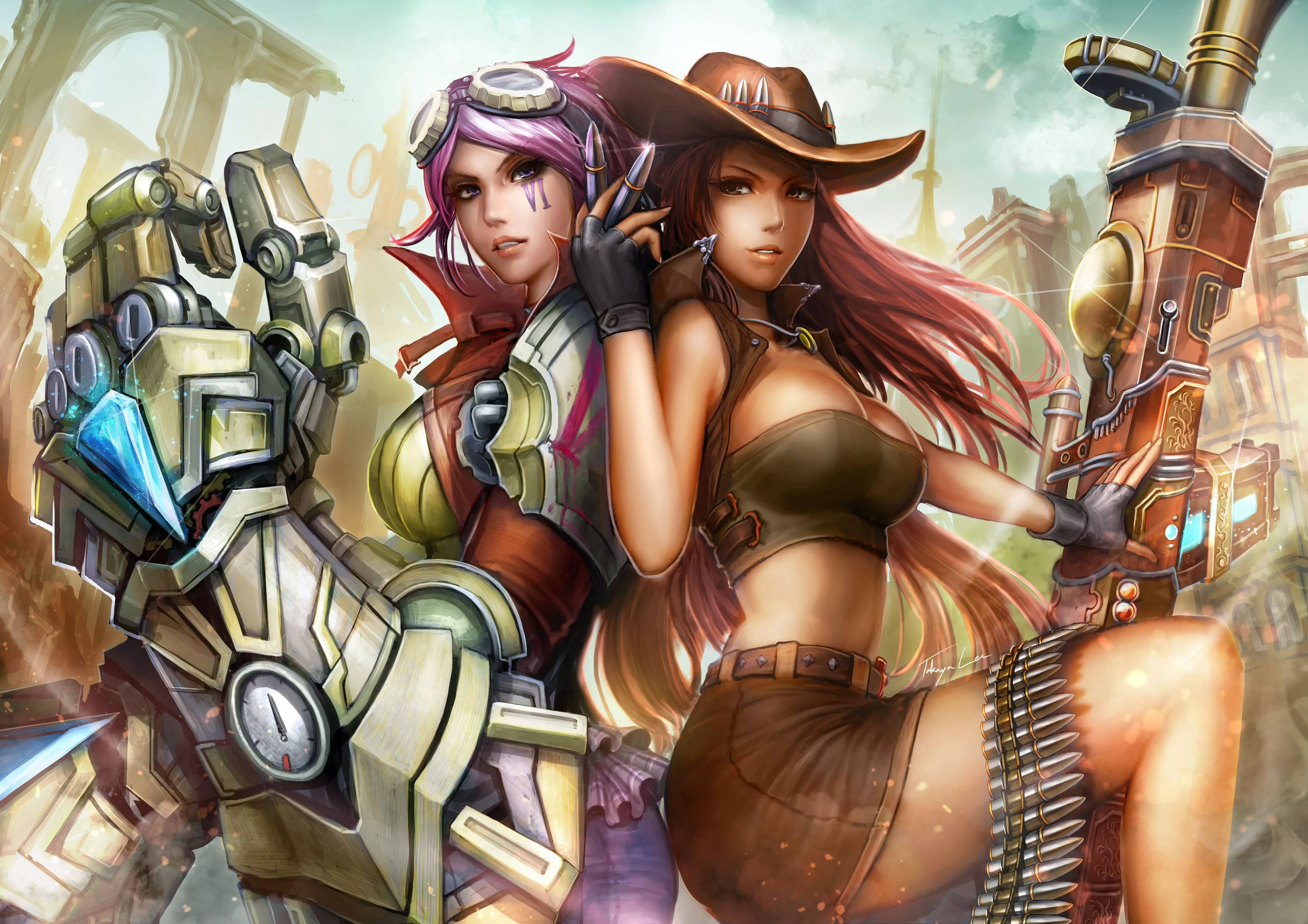 Video Game, Gun, Caitlyn League