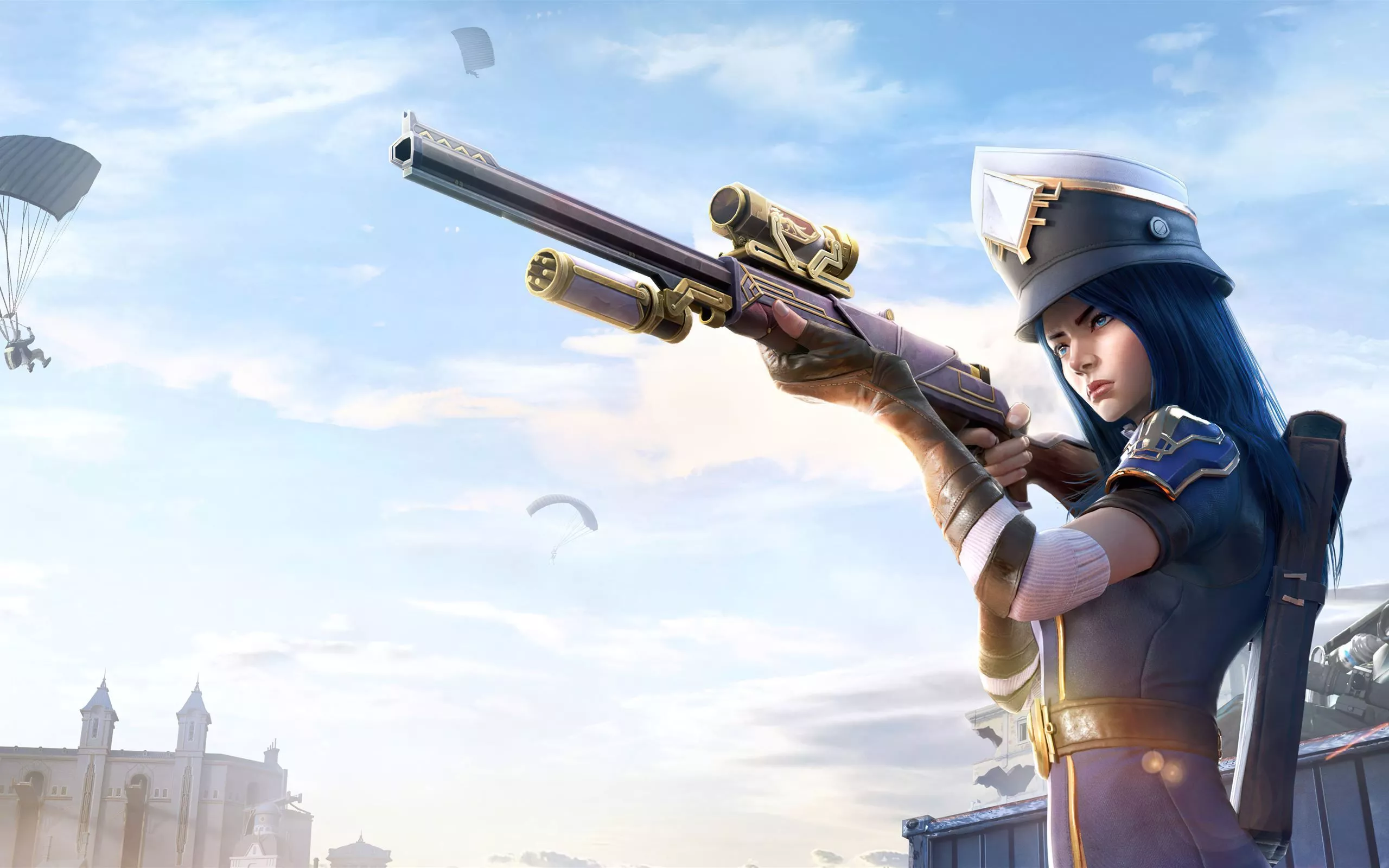 pubg x caitlyn is here Mac Wallpaper