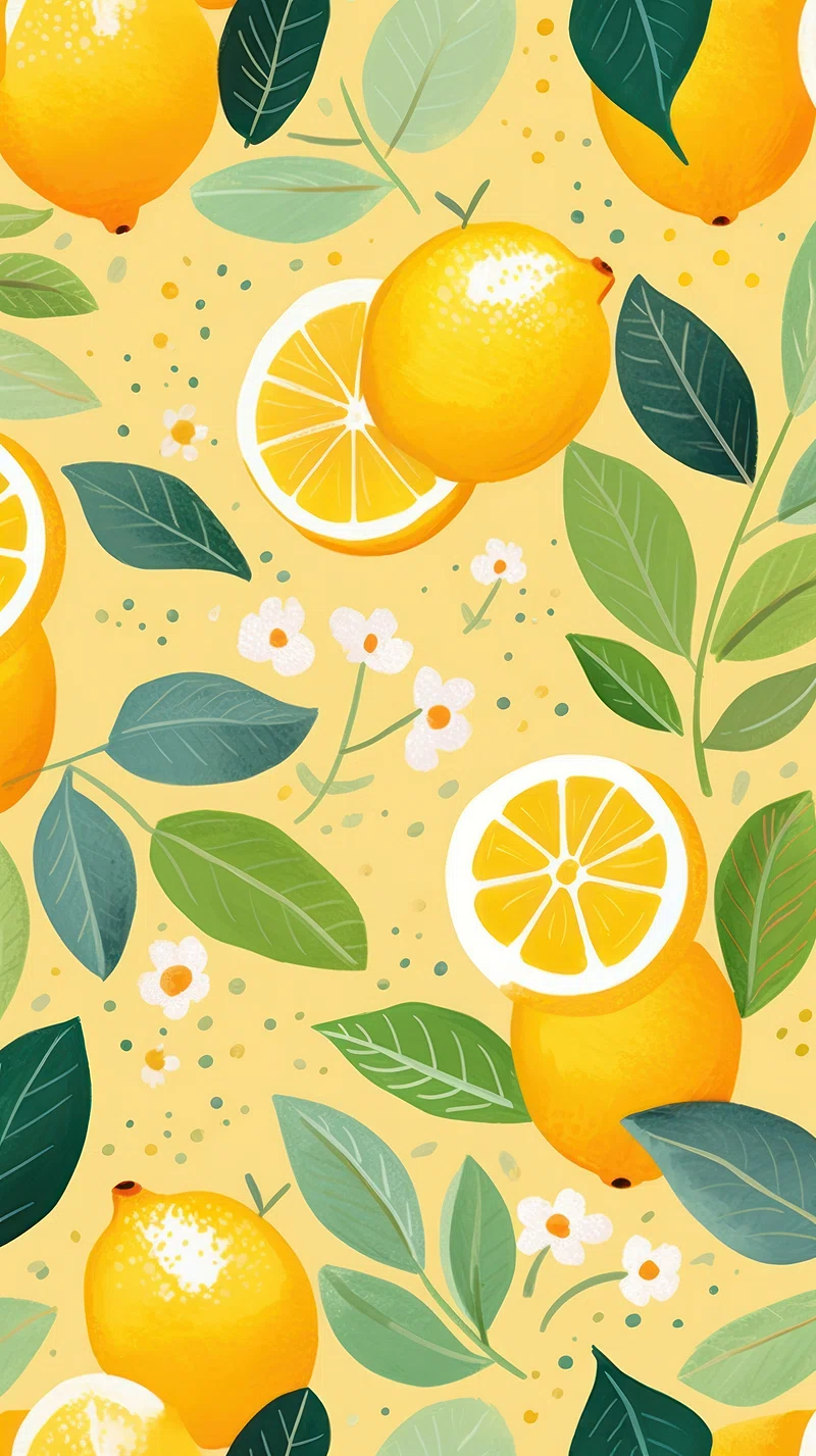iPhone Wallpaper Lemon Image. Free