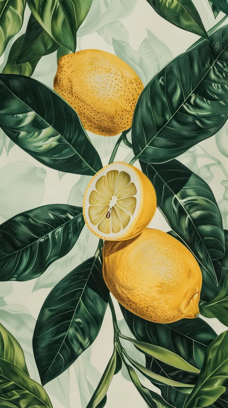 iPhone Wallpaper Lemon Image. Free