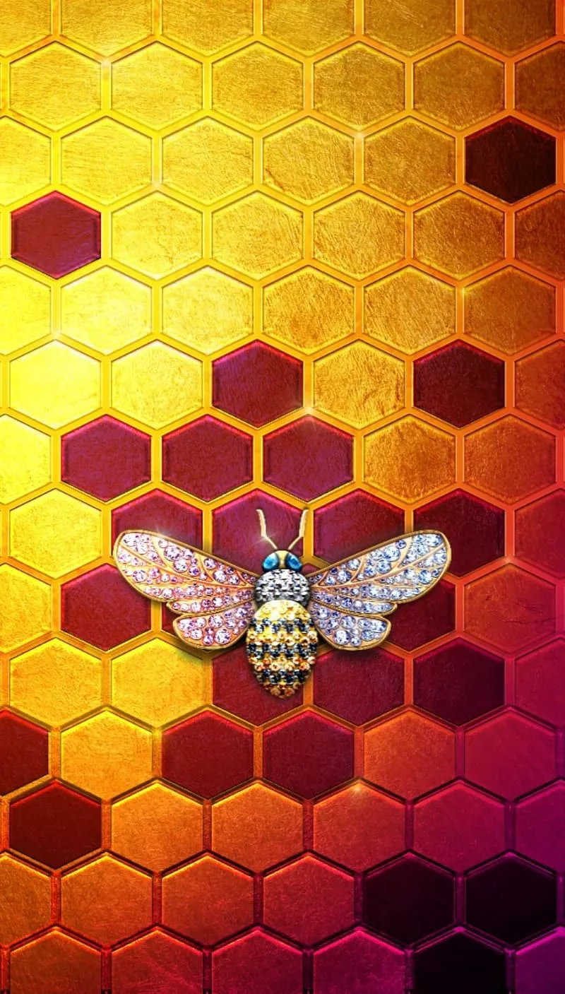 Royal Honey Bee, gold, honeybee