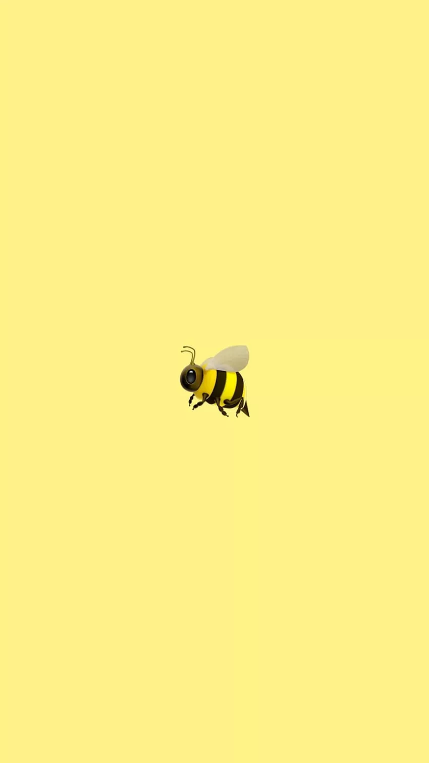 Cute bee in 2019. iPhone background