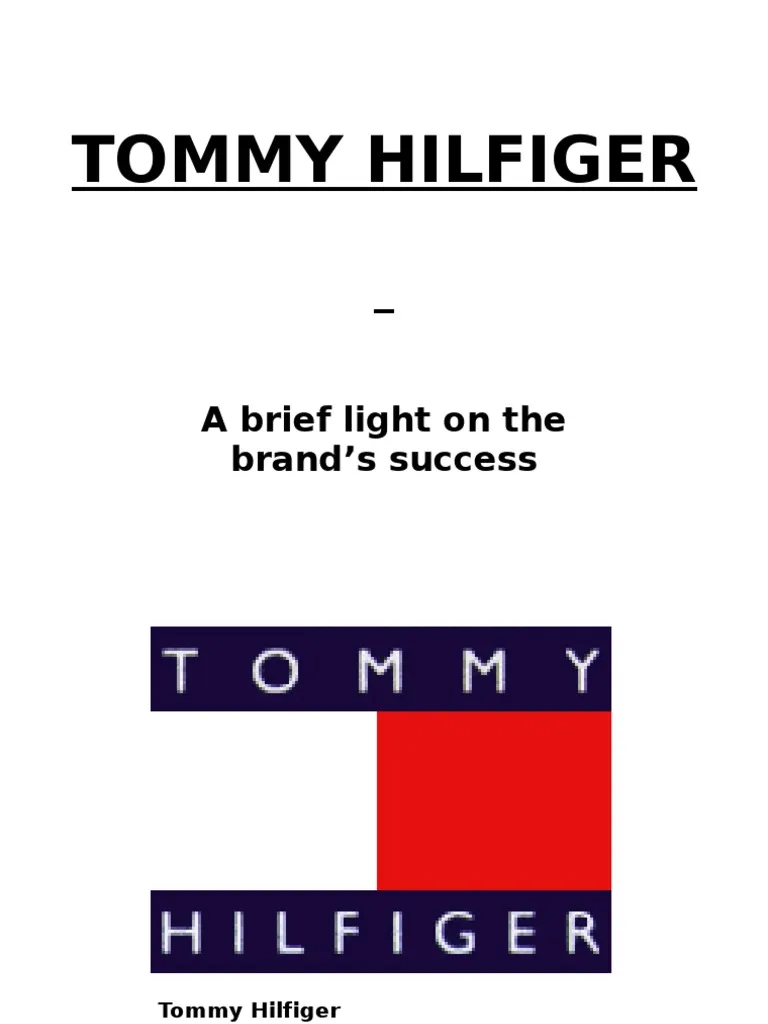 Tommy Hilfiger. PDF. Sportswear
