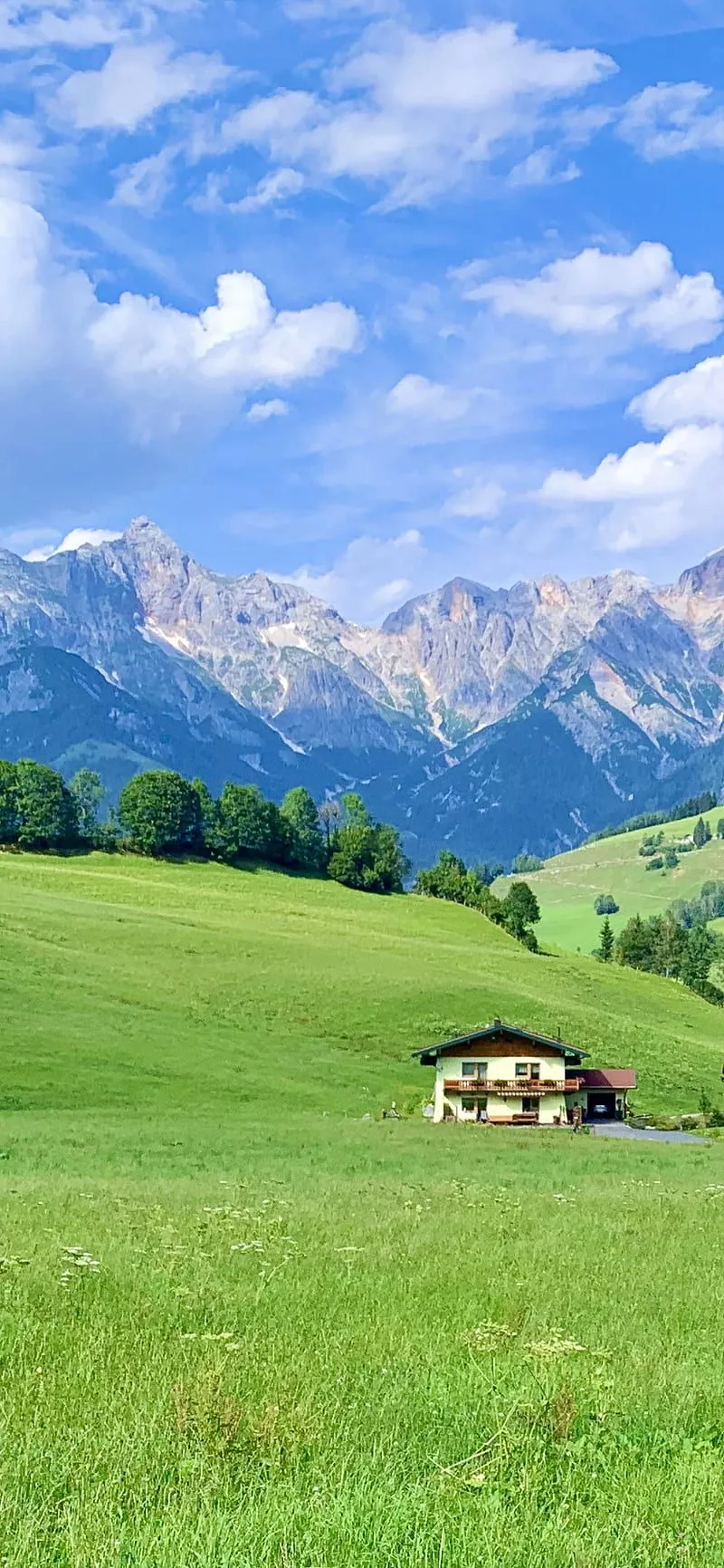 Alps Mountains, autumn, autumn, farm