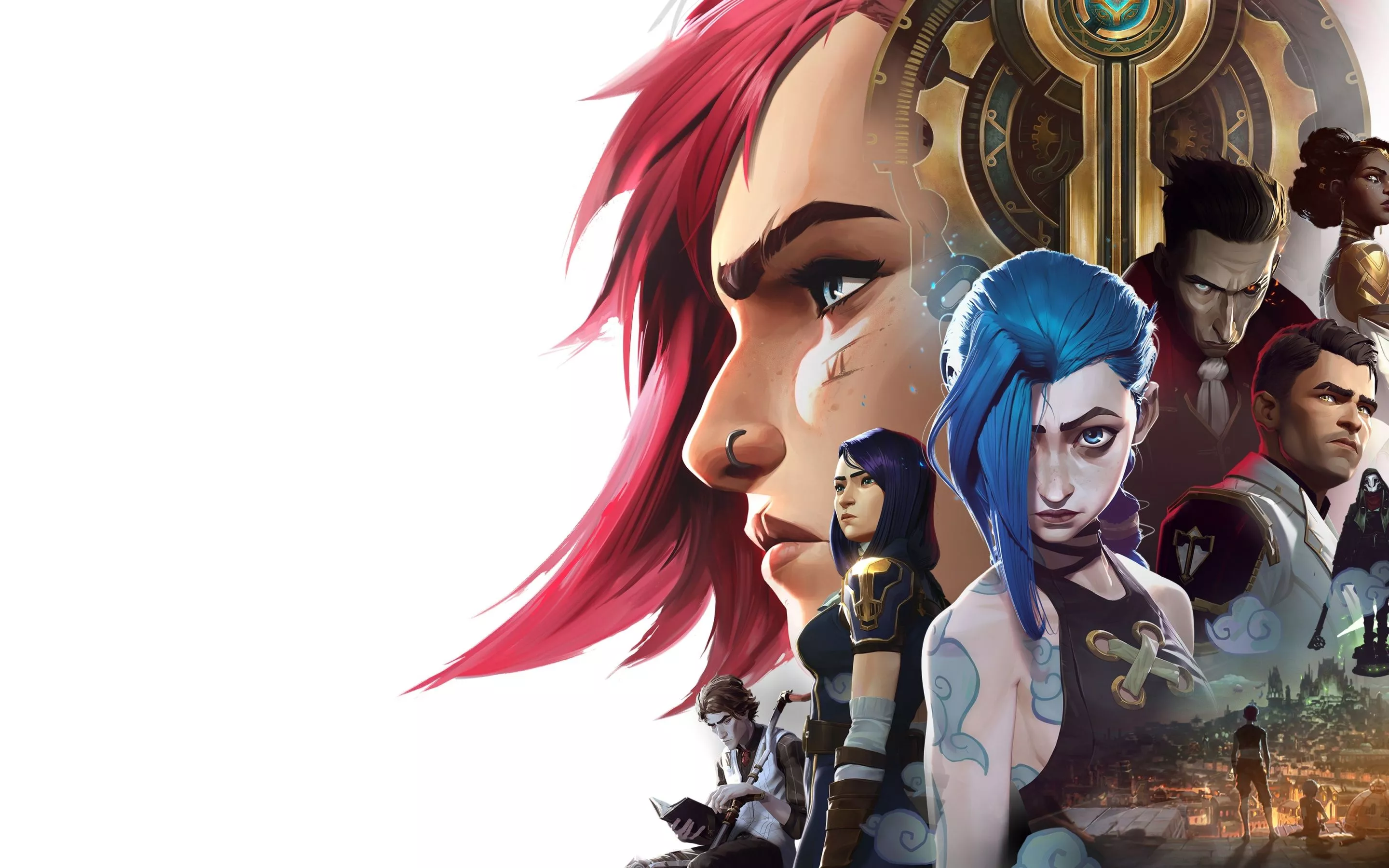 Arcane Wallpaper 4K, Poster, Vi LoL