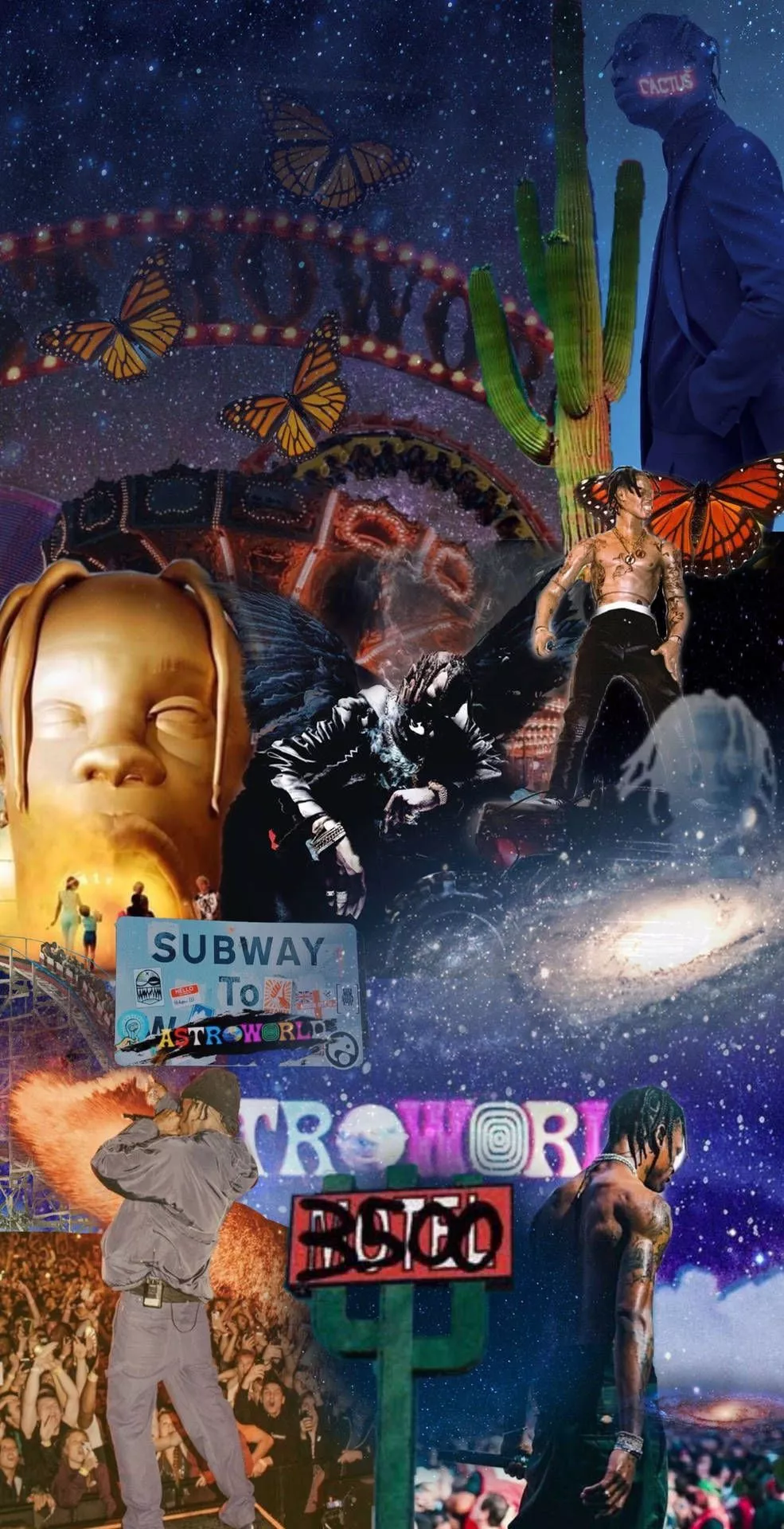 Collage Of Travis Scott Jack Boys