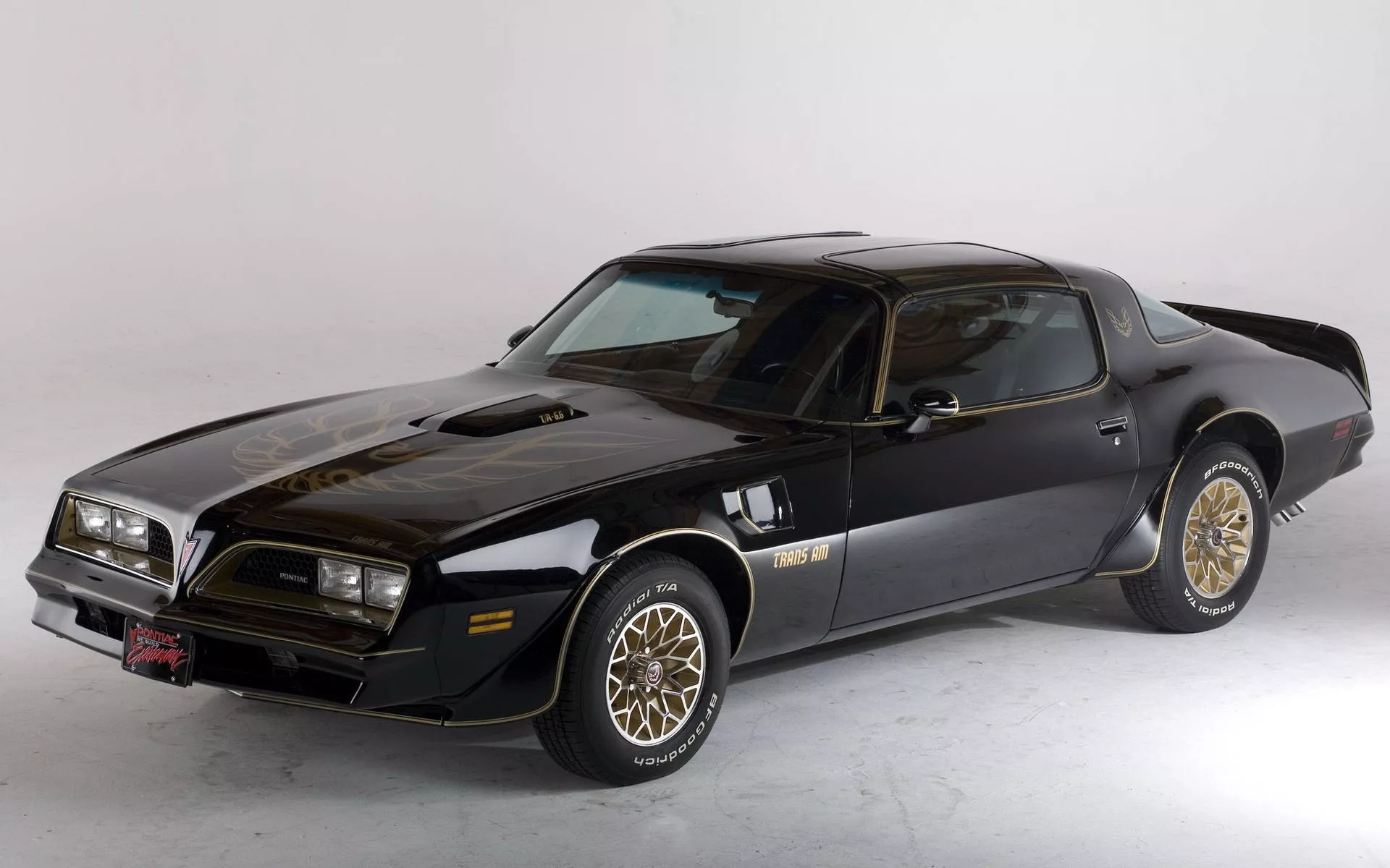 Iconic 1977 Pontiac Firebird Against A