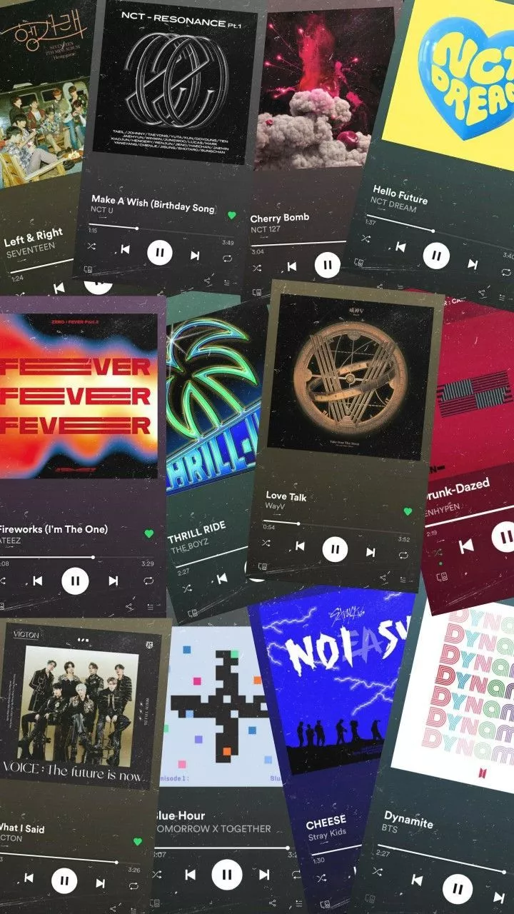 Wallpaper Spotify Kpop