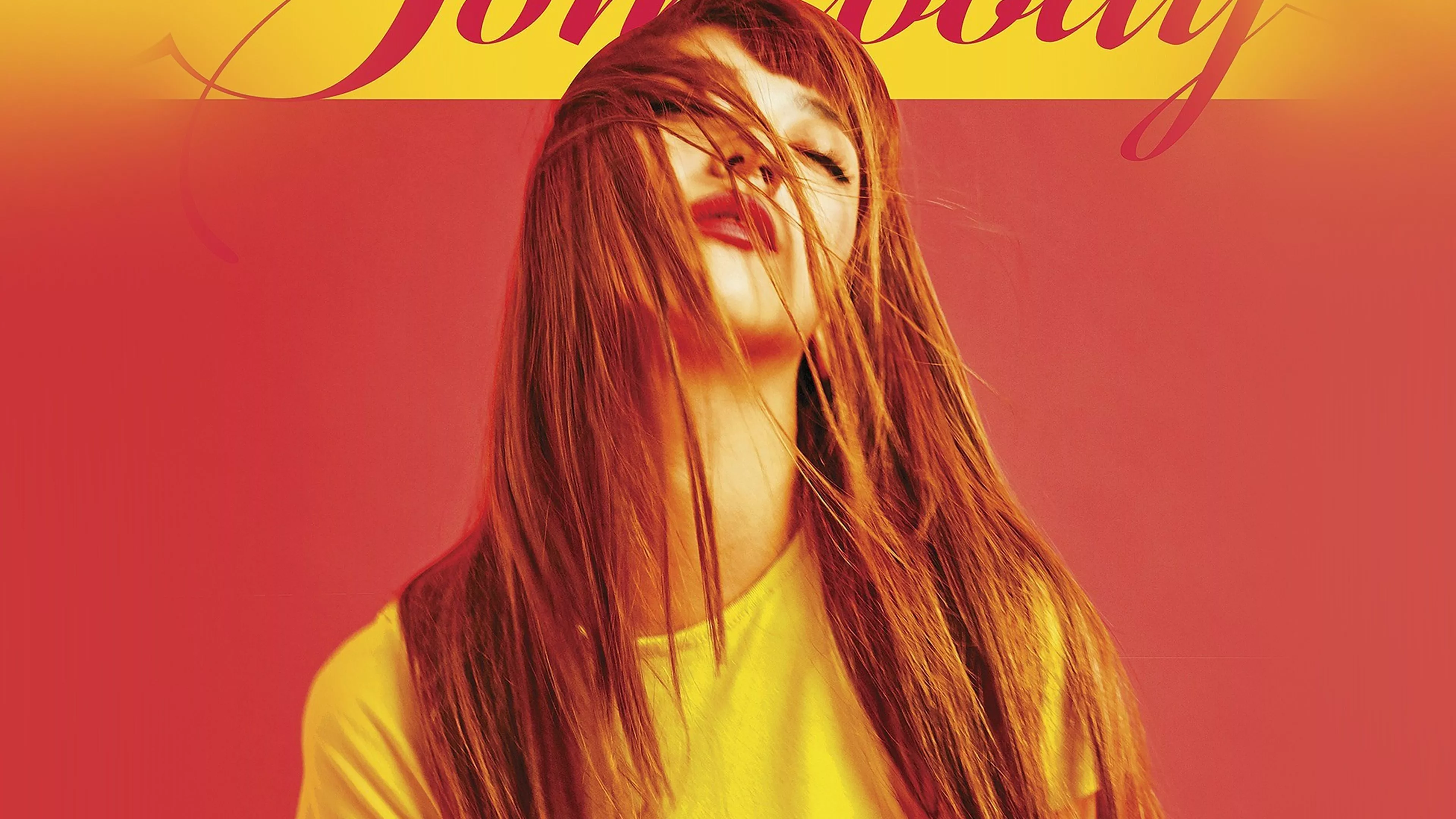 Luna Album Cover Kpop Art Red