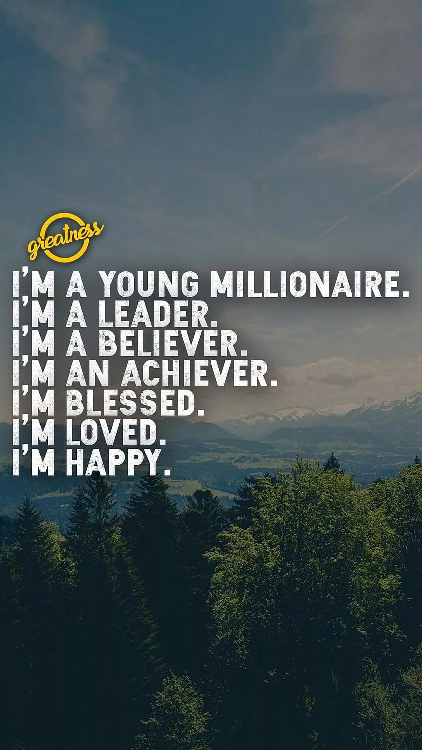 Millionaire Mindset Quotes Landscape