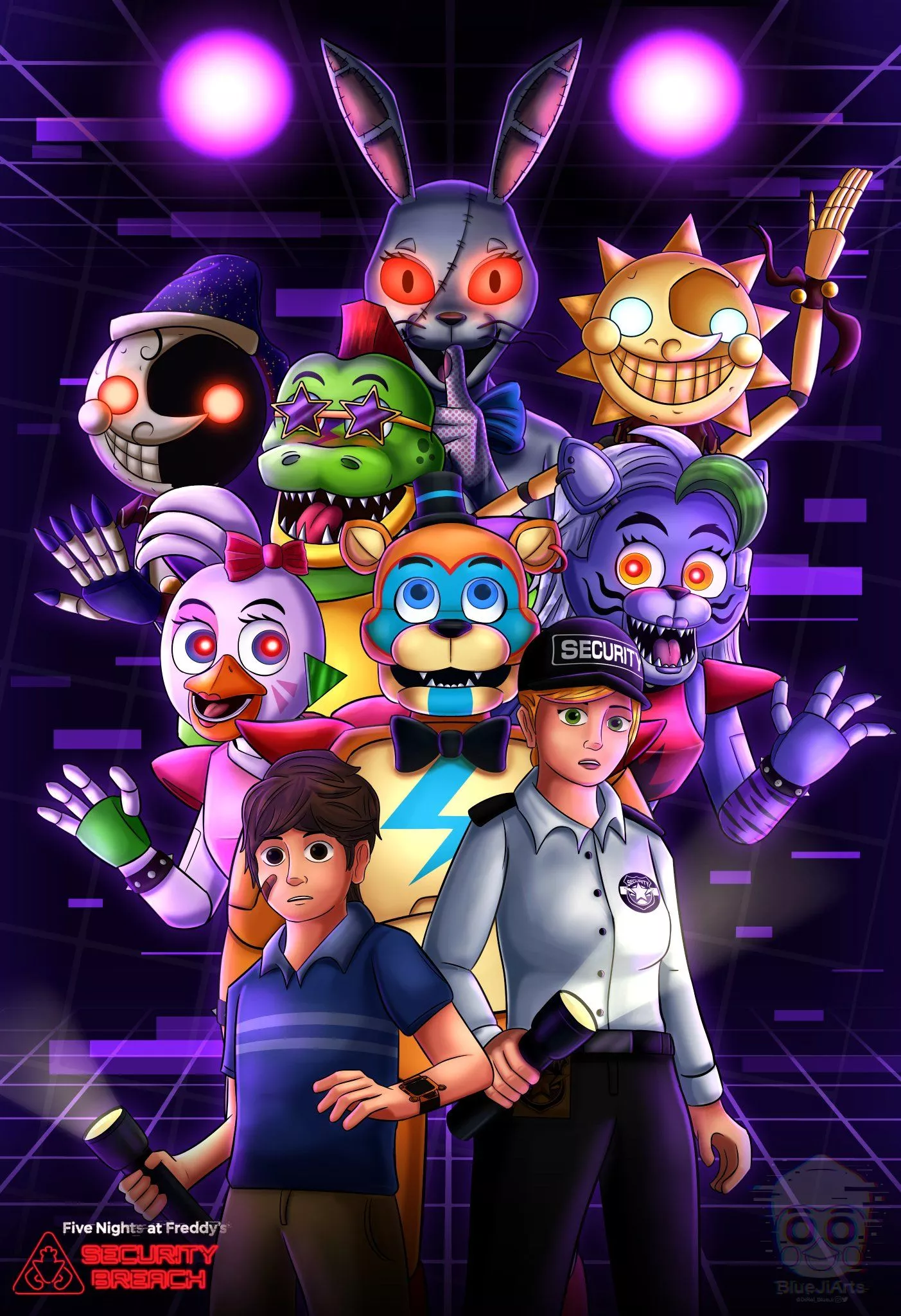 FNAF Security Breach Poster RTs
