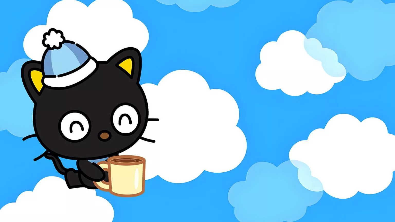Sanrio Chococat in Clouds Desktop
