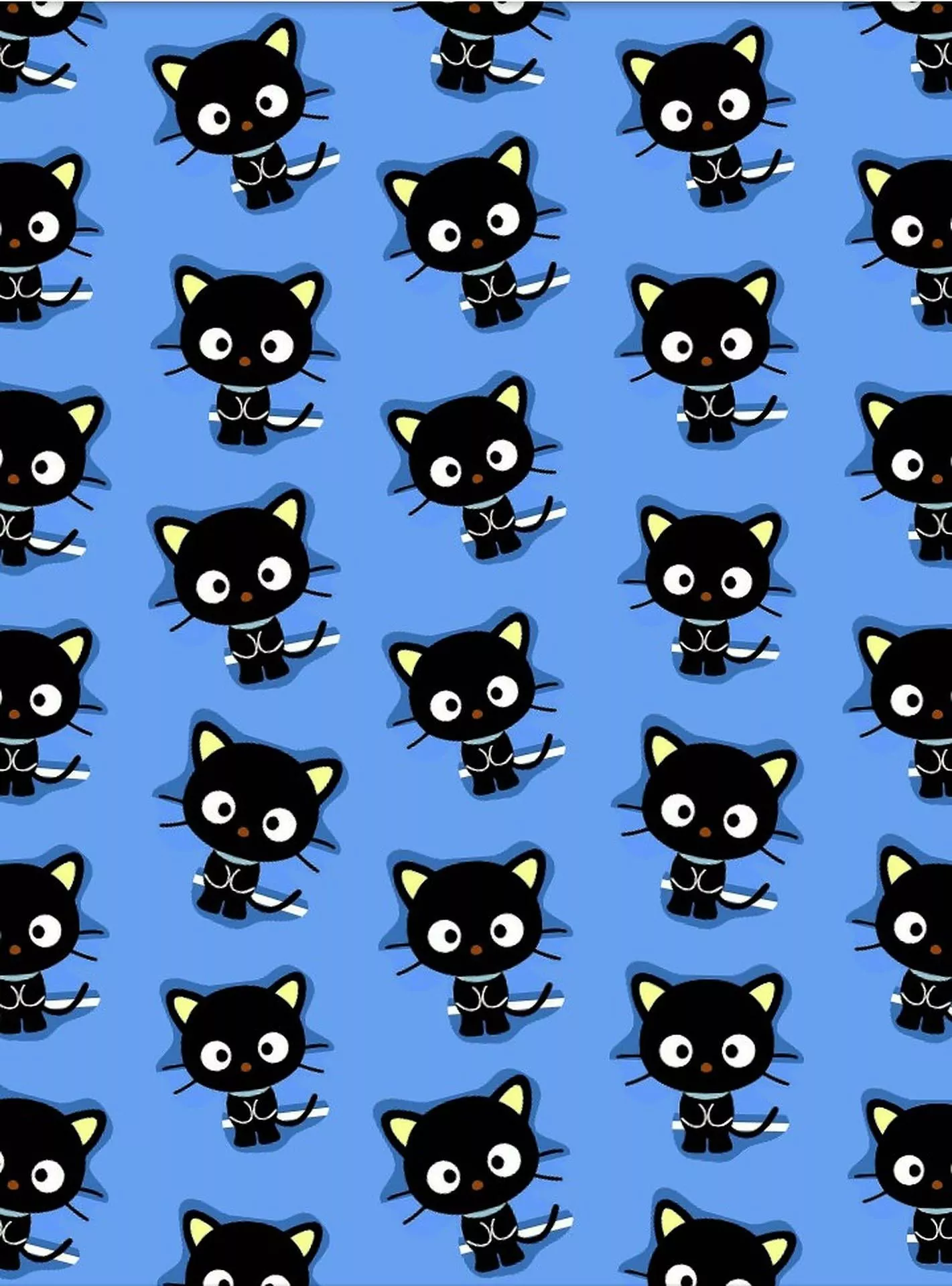 Chococat Blue Background Wallpaper
