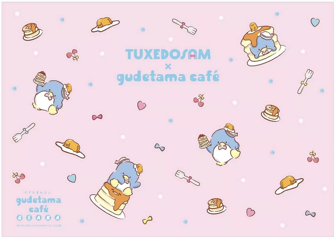 Tuxedosam Arrives at the Gudetama Café