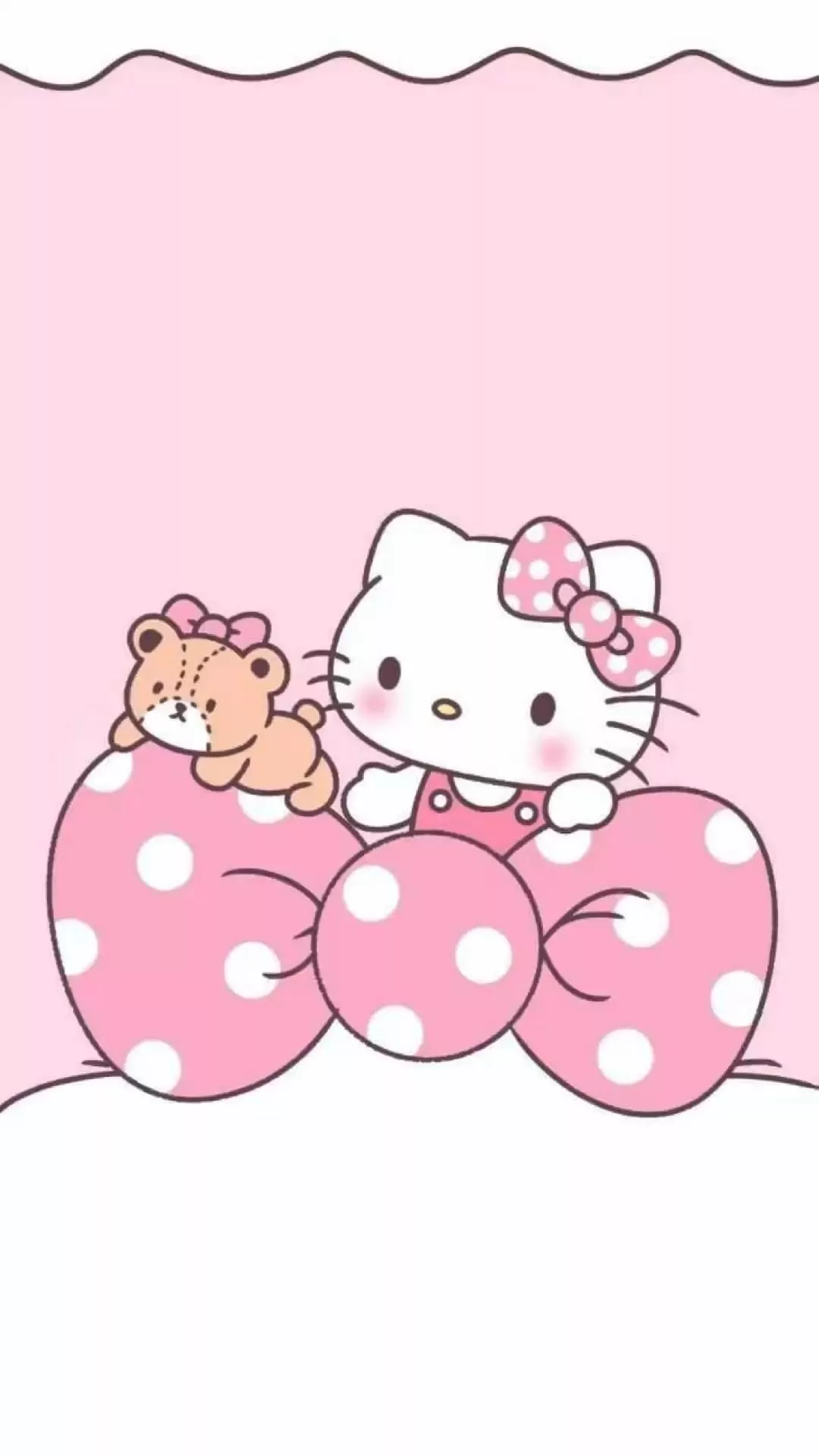 hello kitty and tiny chum wallpaper