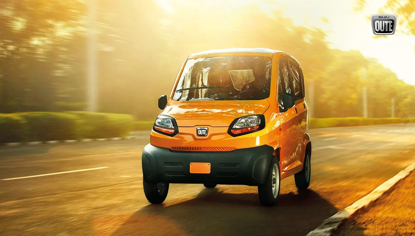 Qute. New Bajaj Quadricycle