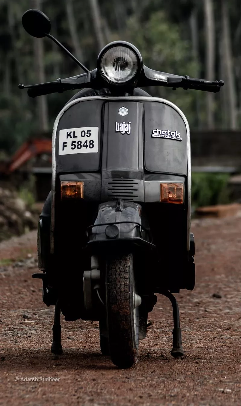 Vintage Scootter, 3D, bajaj, chetak