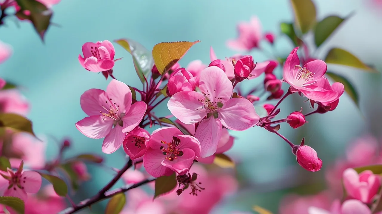 Spring Blossom Pink Flowers Blooming