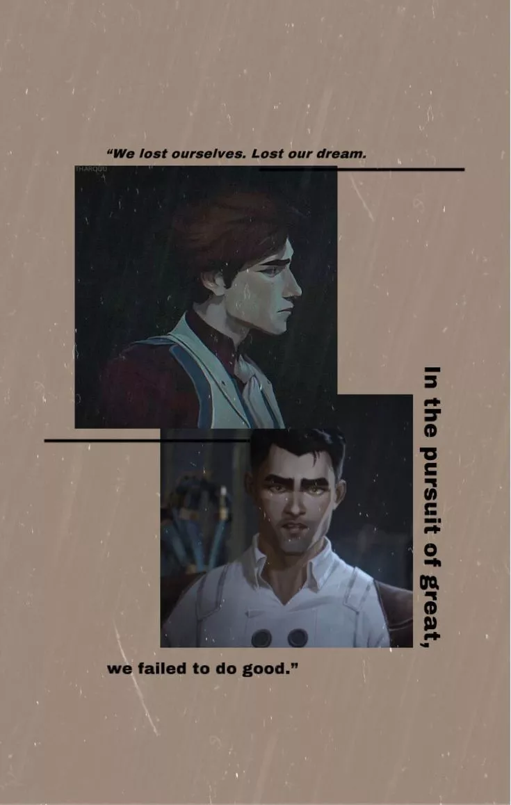 Viktor x Jayce wallpaper aesthetic